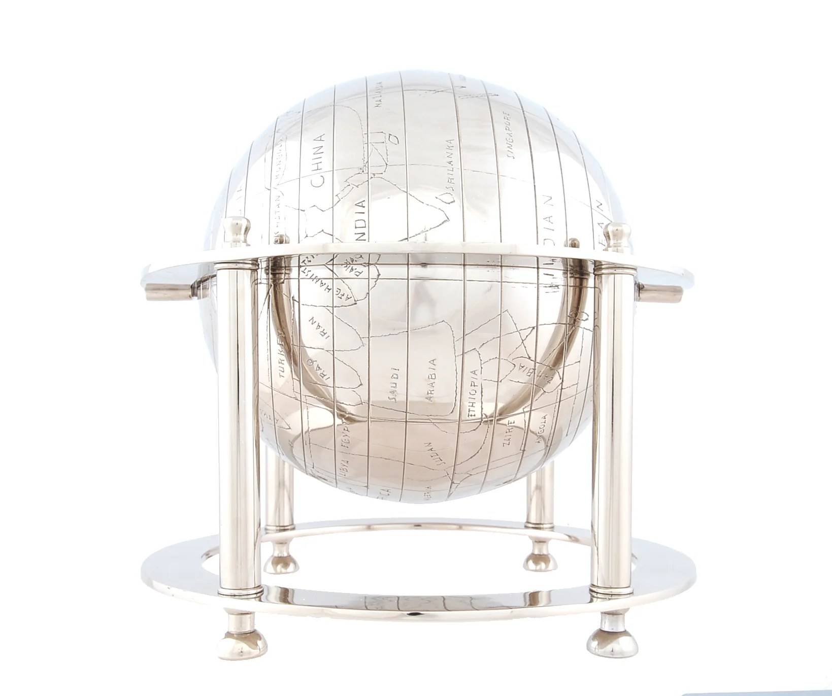 Aluminium Globe By Homeroots - Image 2
