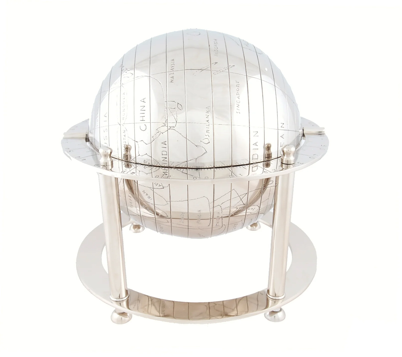 Aluminium Globe By Homeroots - Image 3
