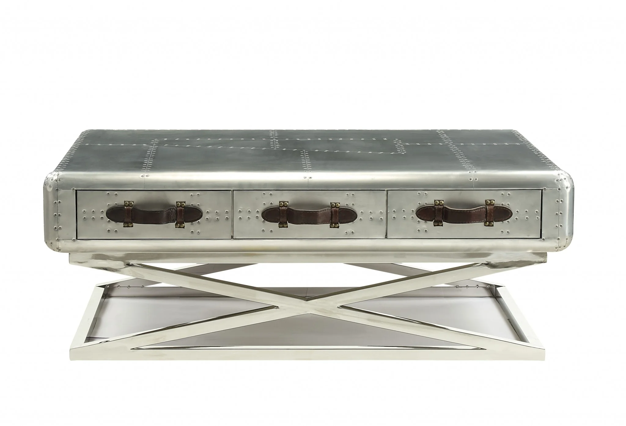 Aluminum Coffee Table By Homeroots - Image 2