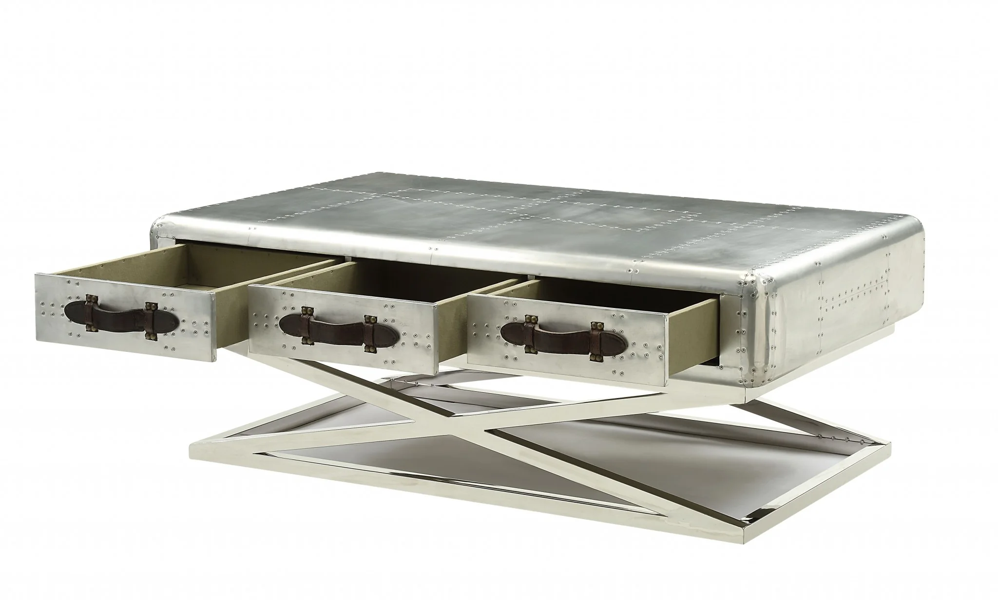 Aluminum Coffee Table By Homeroots - Image 4