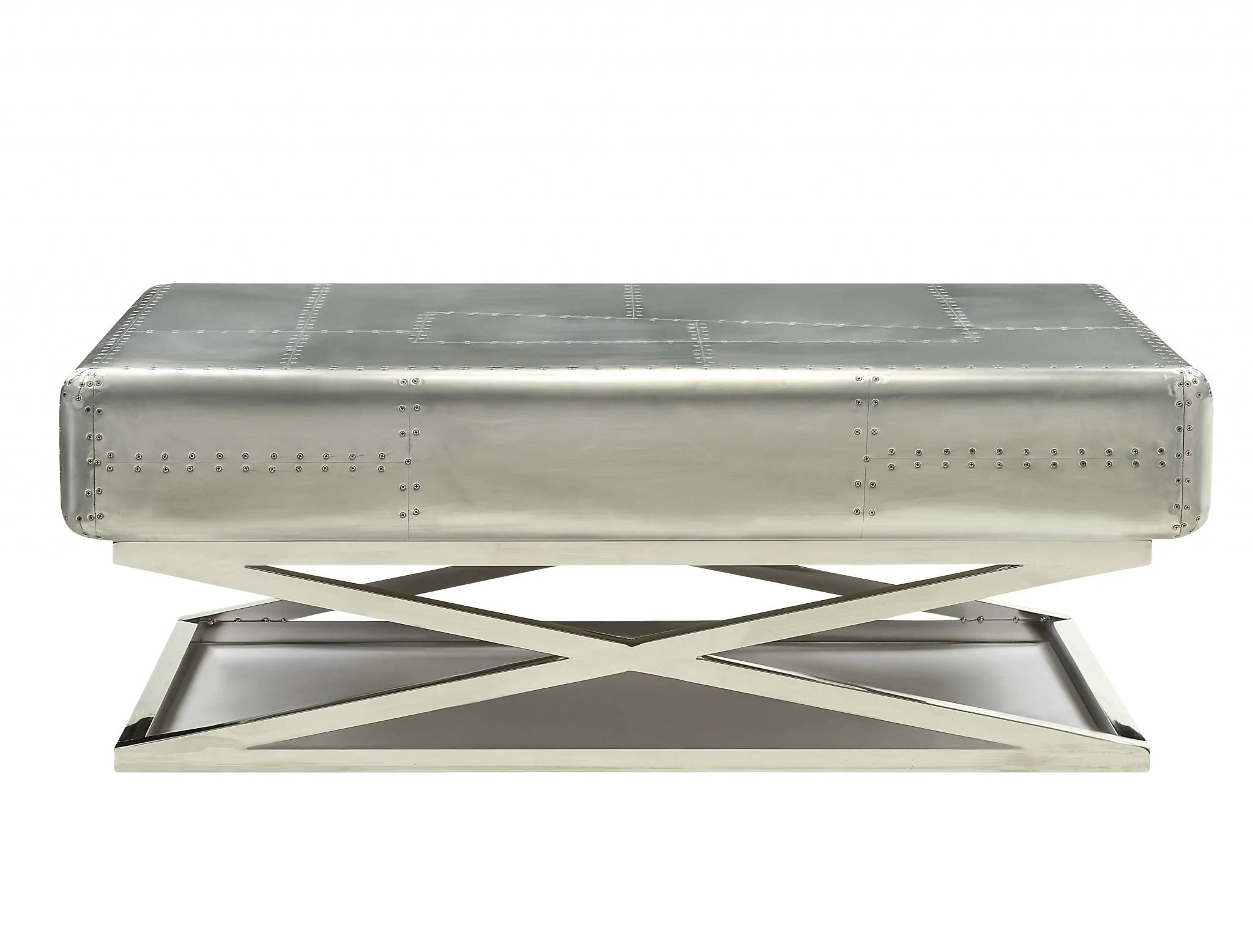 Aluminum Coffee Table By Homeroots - Image 6