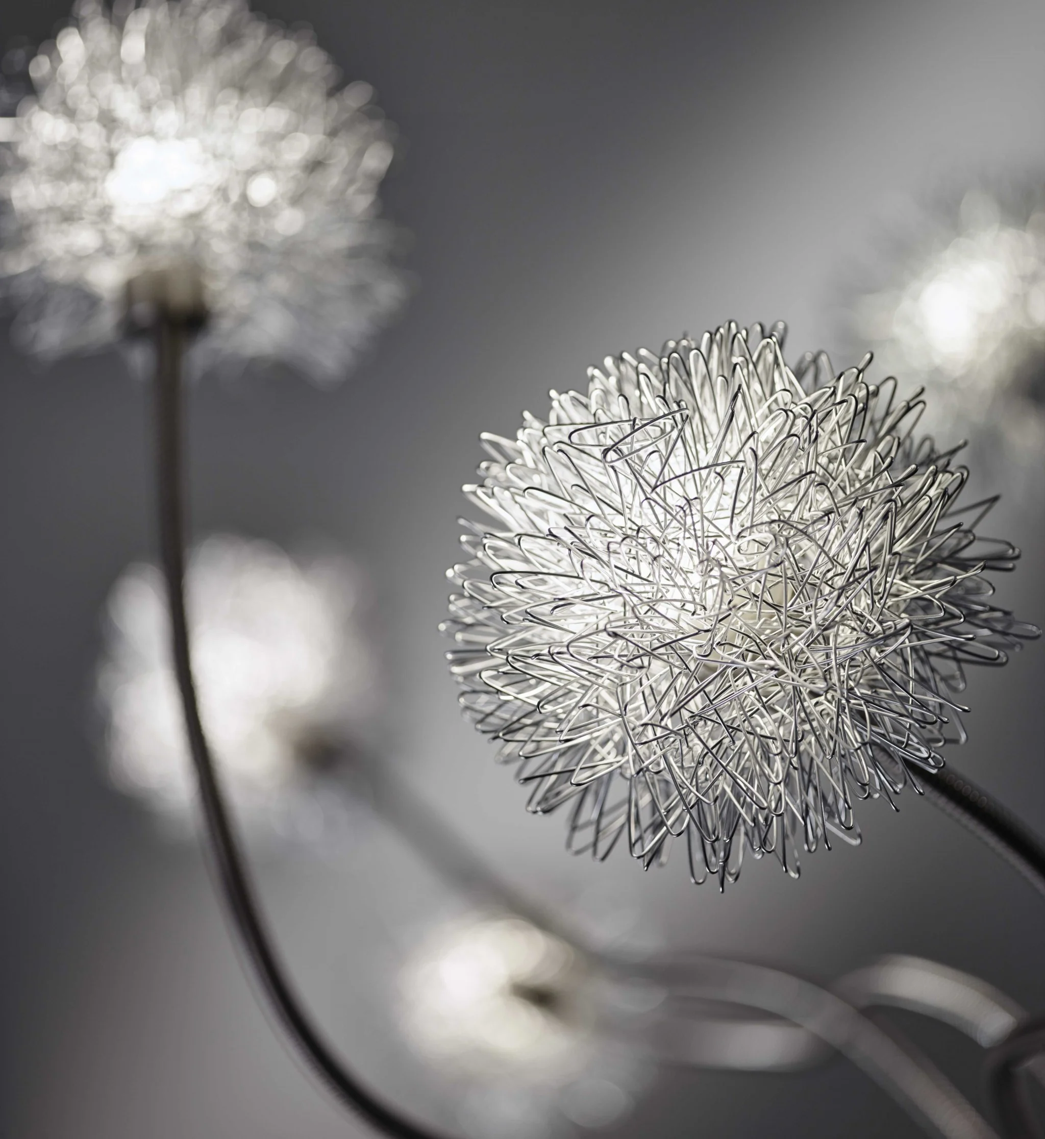 Aluminum Dandelion Floor Lamp By Homeroots - Image 3