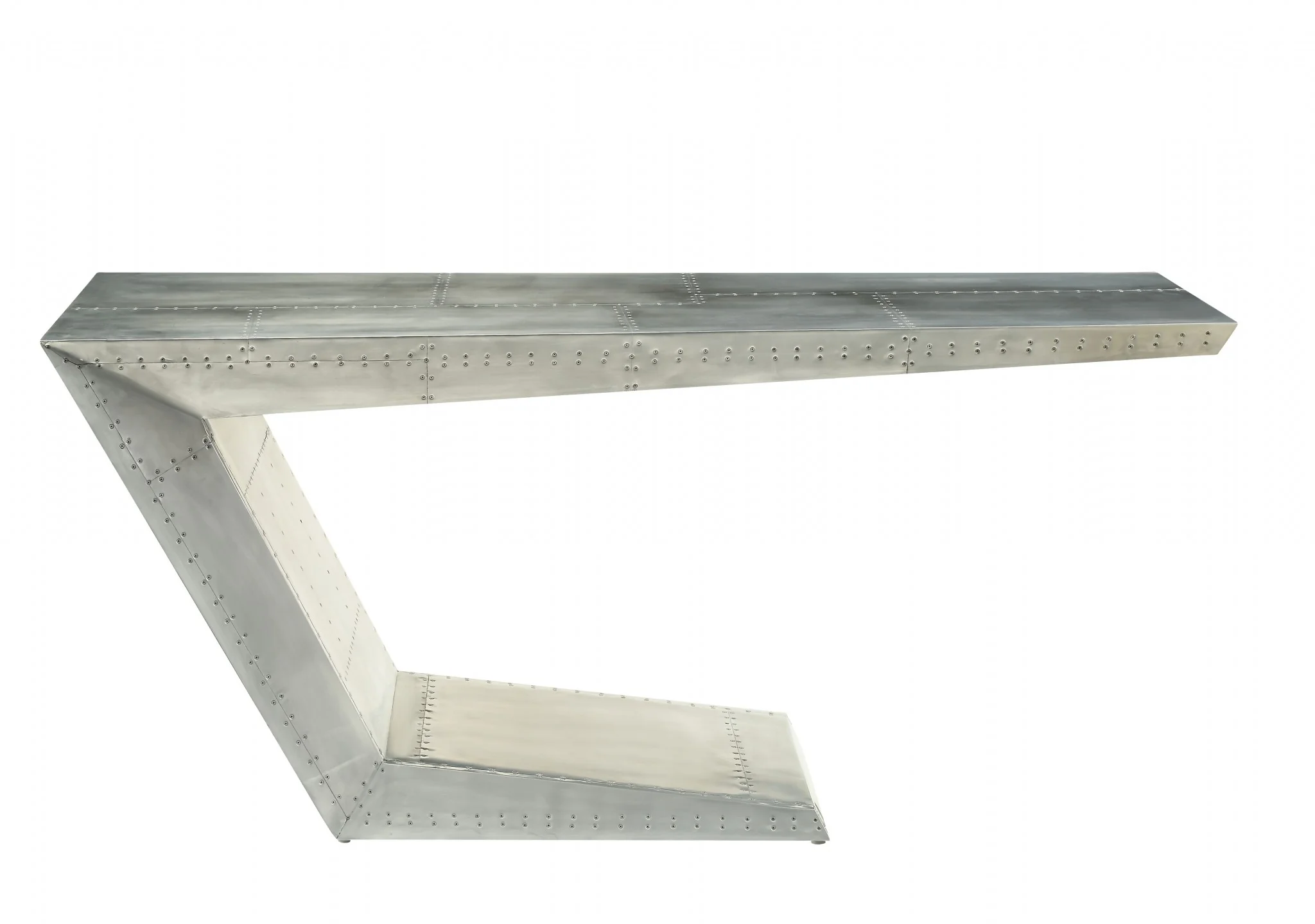 Aluminum Desk By Homeroots - Image 3