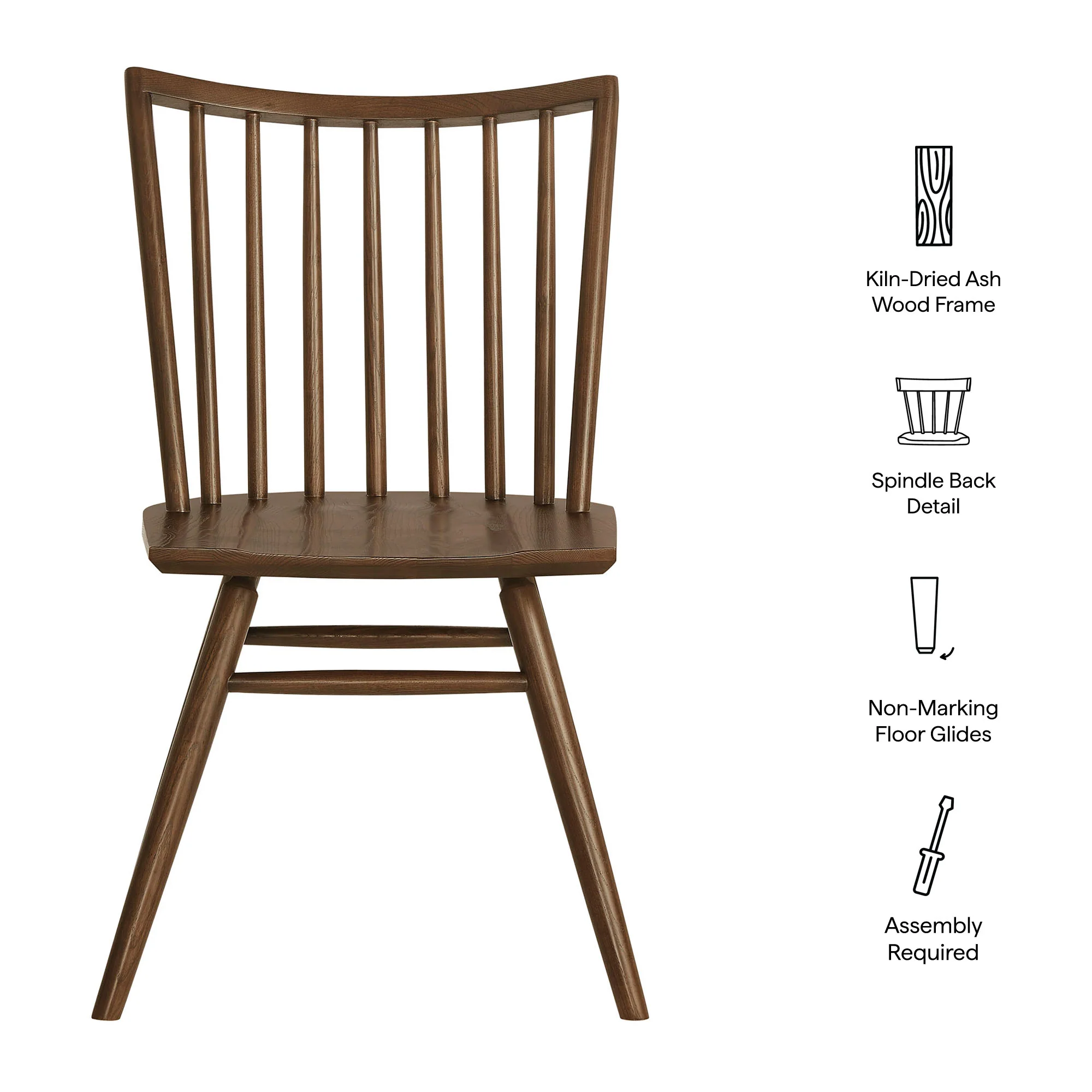 Alvar Spindle Back Dining Side Chairs Set of 2 by Modway - Image 29