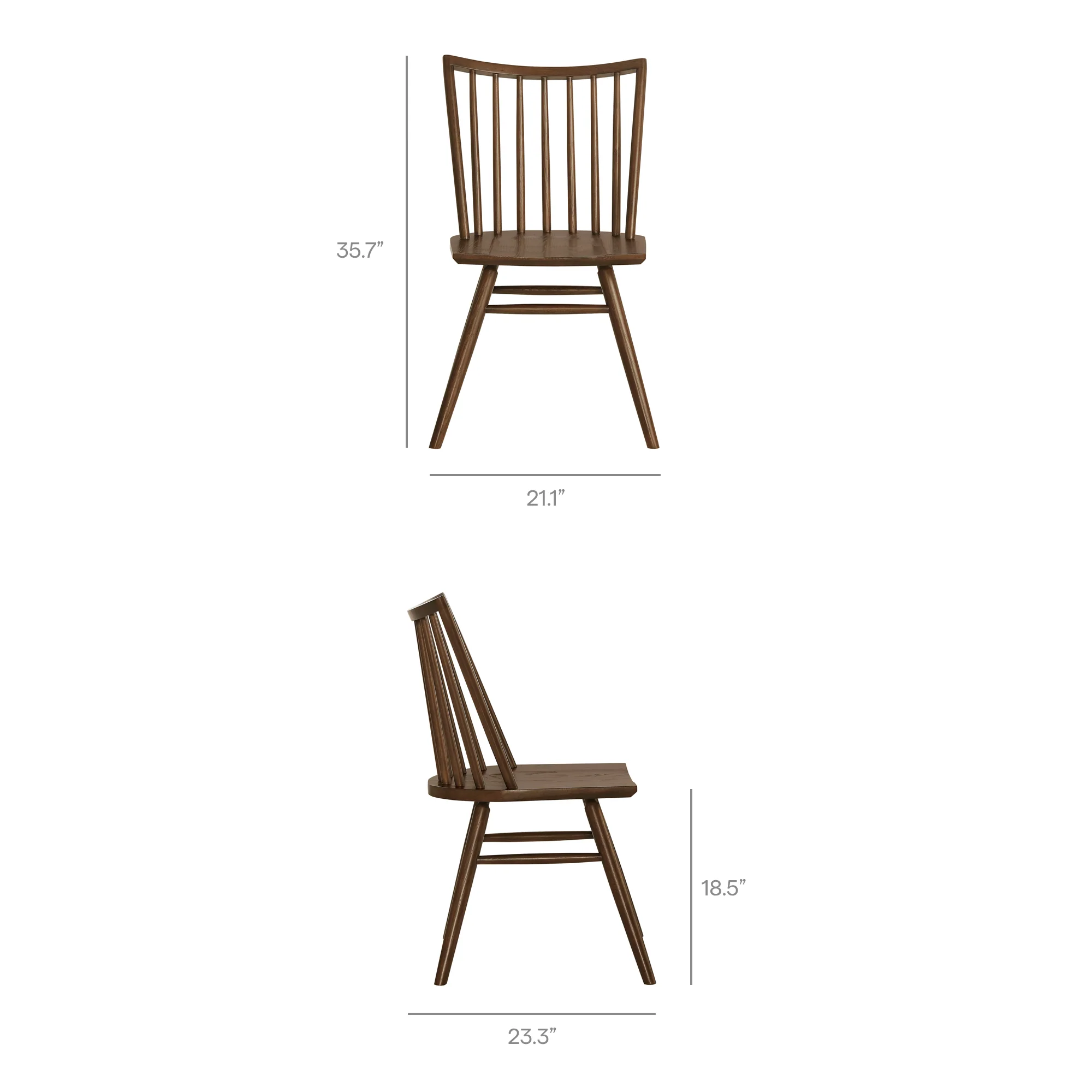 Alvar Spindle Back Dining Side Chairs Set of 2 by Modway - Image 30
