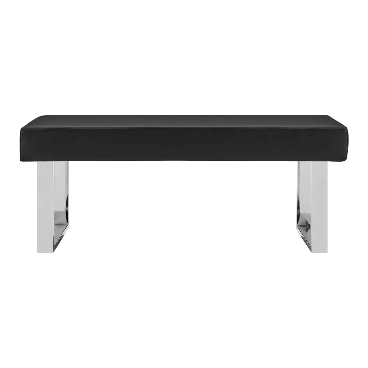 Amanda 3 Piece Black Rectangular Dining Set By Armen Living - Image 3