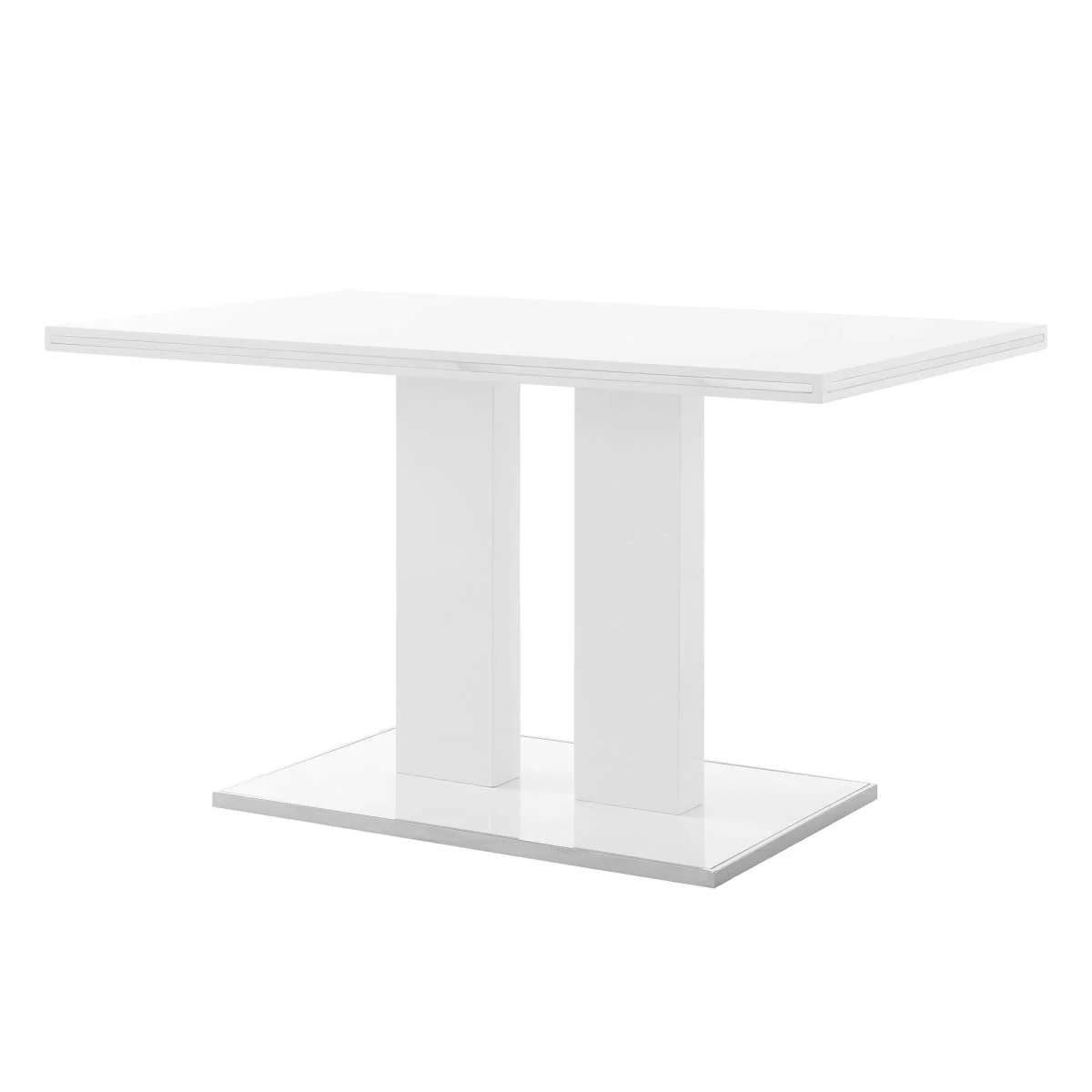 Amanda 3 Piece Black Rectangular Dining Set By Armen Living - Image 4