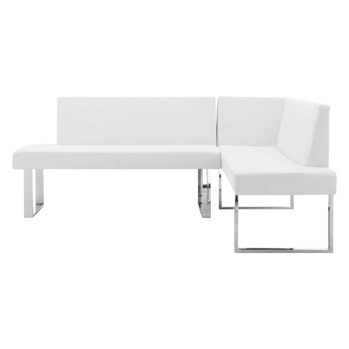 Amanda 3 Piece White Rectangular Dining Set By Armen Living - Image 2