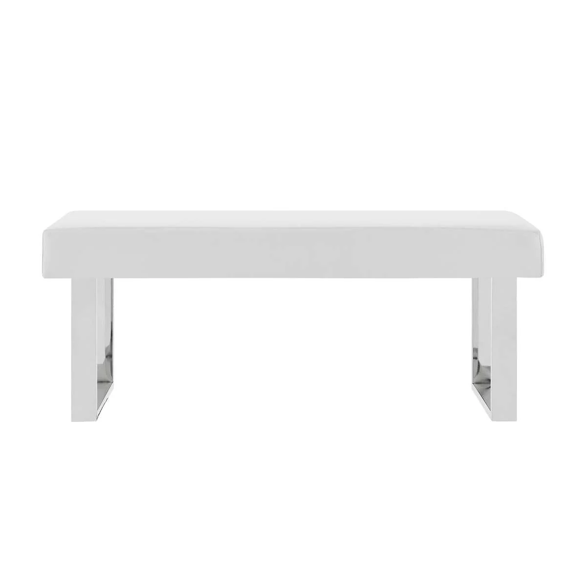 Amanda 3 Piece White Rectangular Dining Set By Armen Living - Image 3