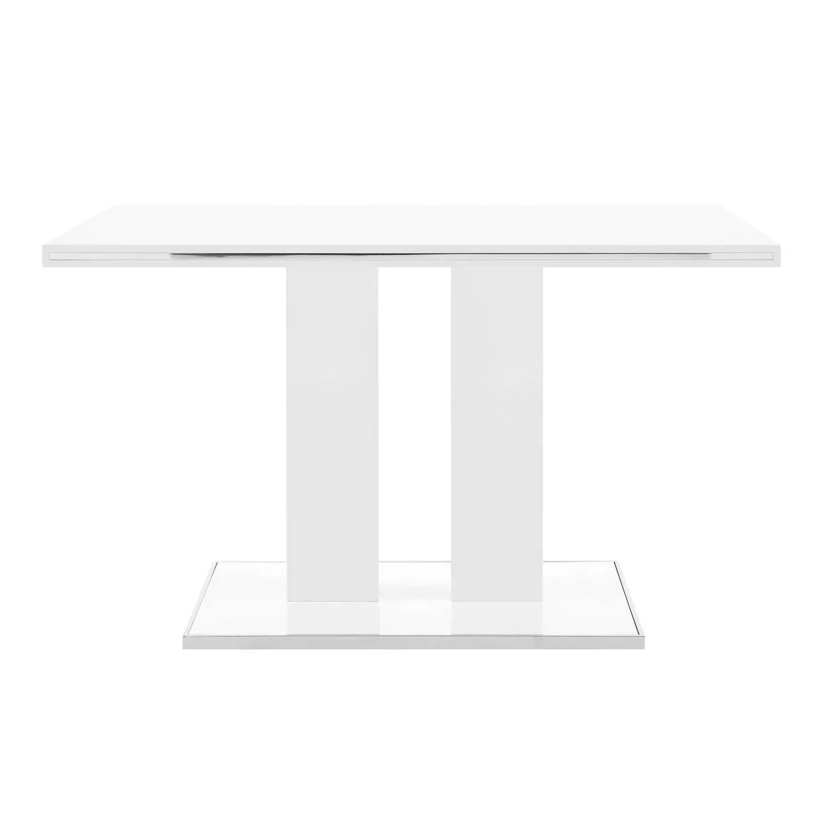 Amanda 5 Piece White Rectangular Dining Set By Armen Living - Image 4