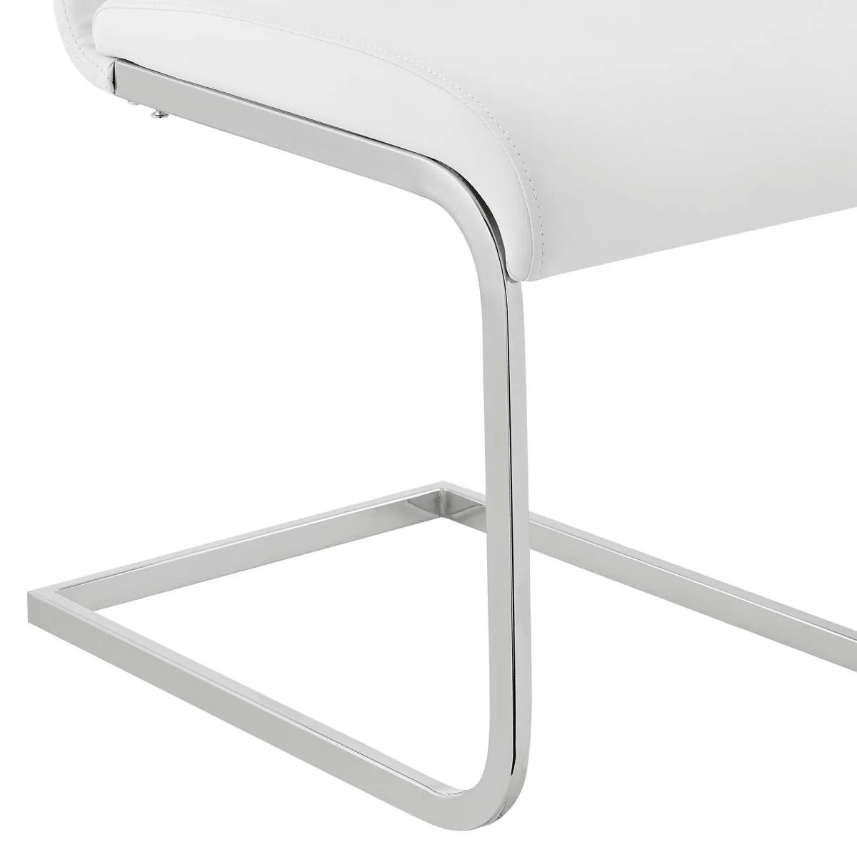Amanda 5 Piece White Rectangular Dining Set By Armen Living - Image 5