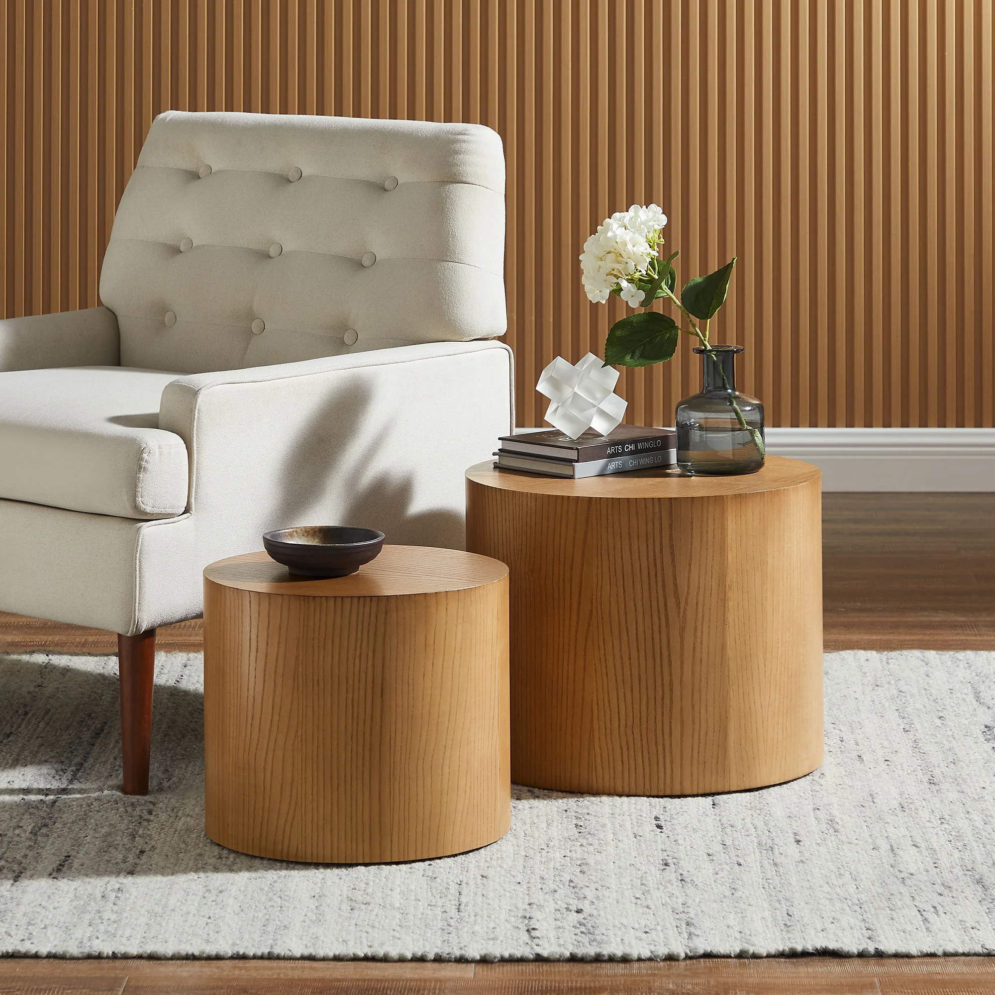 Amani Round Nesting Coffee Tables Set of 2 by Modway - Image 20