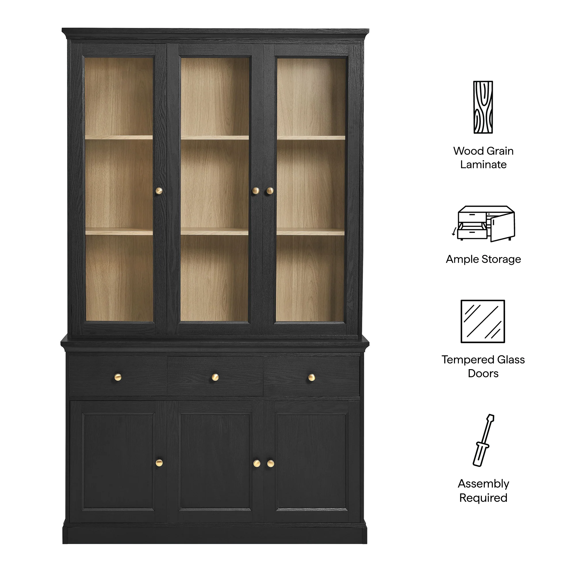 Amara 79 Inch Large Storage Display Cabinet by Modway - Image 9