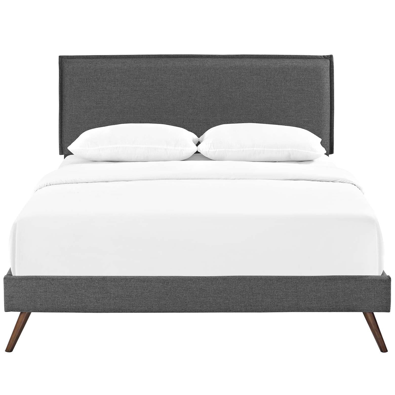 Amaris Queen Fabric Platform Bed with Round Splayed Legs By Modway - MOD-5904 - Image 11