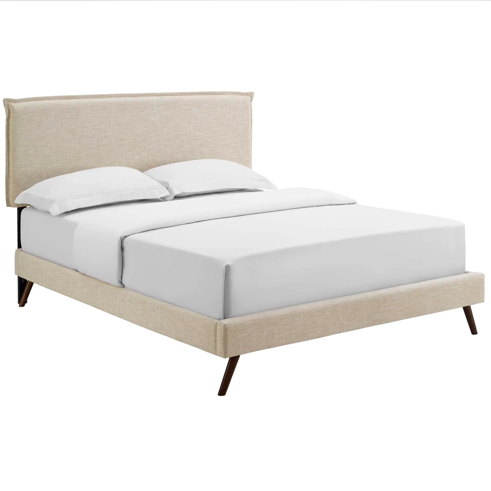 Amaris Queen Fabric Platform Bed with Round Splayed Legs By Modway - MOD-5904 - Image 2