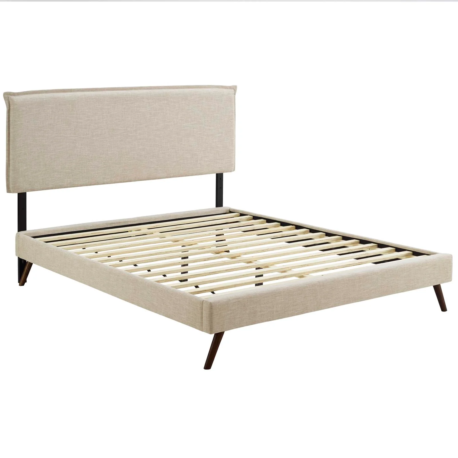 Amaris Queen Fabric Platform Bed with Round Splayed Legs By Modway - MOD-5904 - Image 3