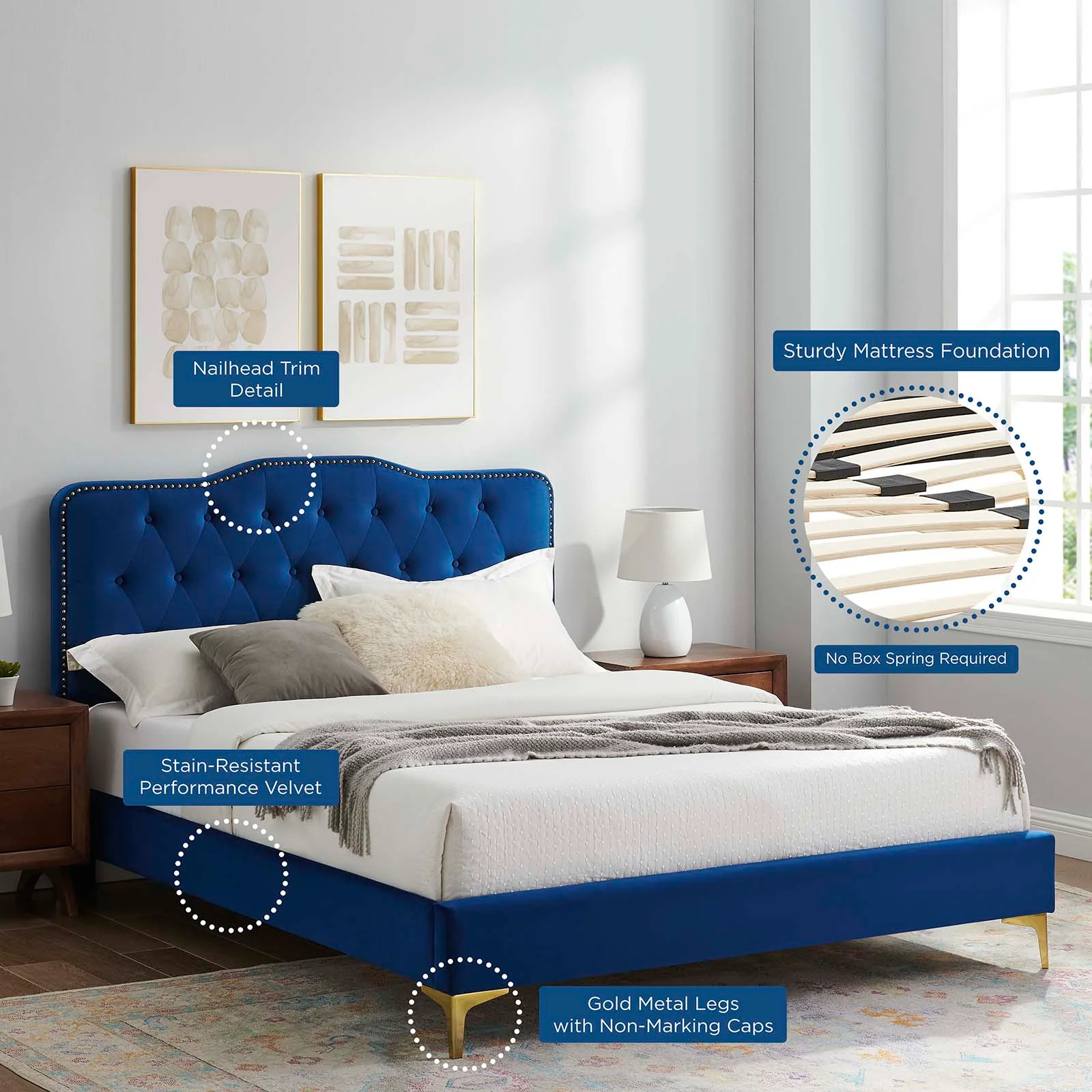 Amber Full Platform Bed By Modway - MOD-6781 - Image 67