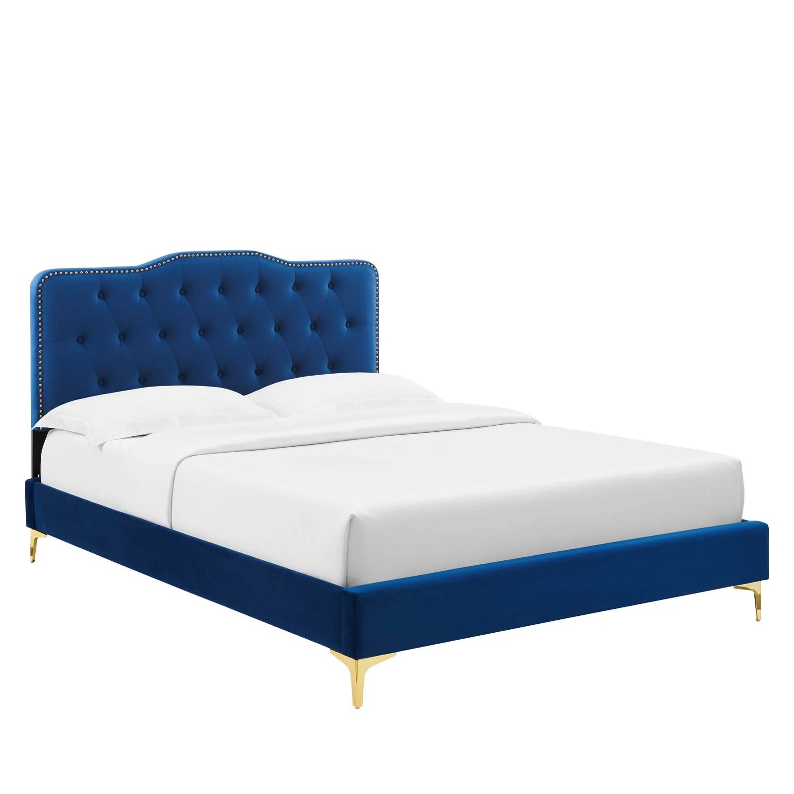Amber Performance Velvet Queen Platform Bed By Modway - MOD-6775 - Image 61