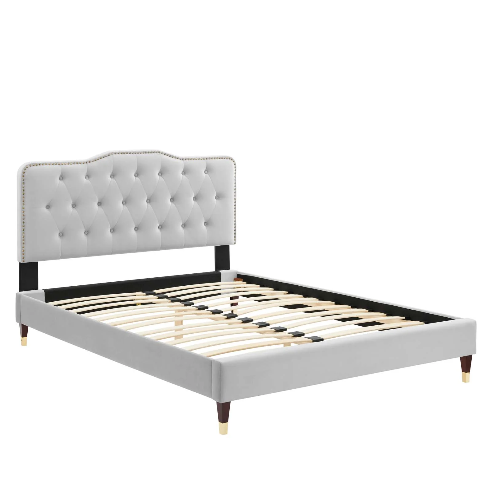 Amber Performance Velvet Queen Platform Bed By Modway - MOD-6776 - Image 37