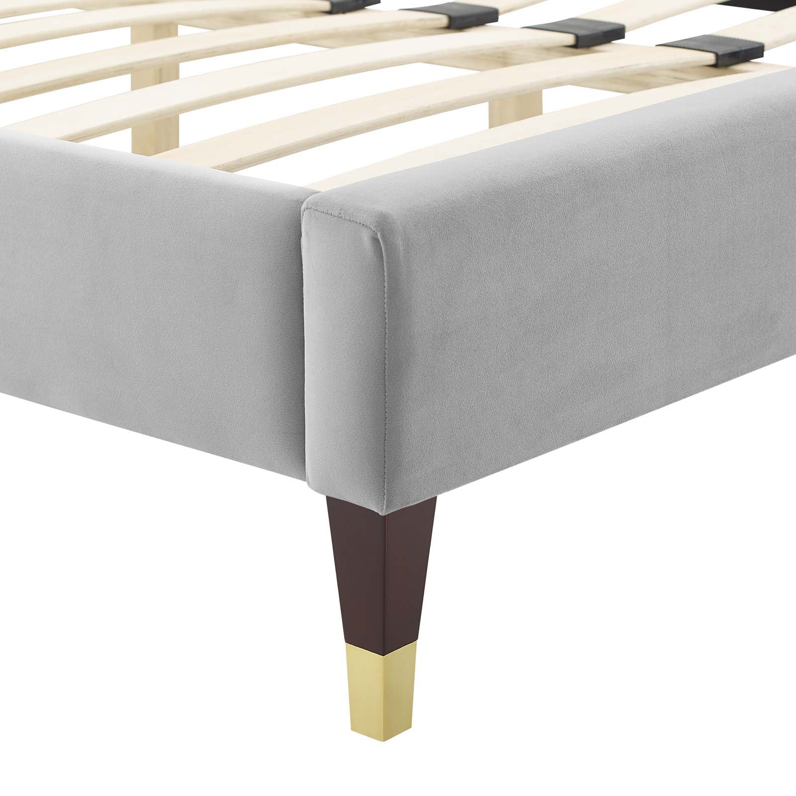 Amber Performance Velvet Queen Platform Bed By Modway - MOD-6776 - Image 41