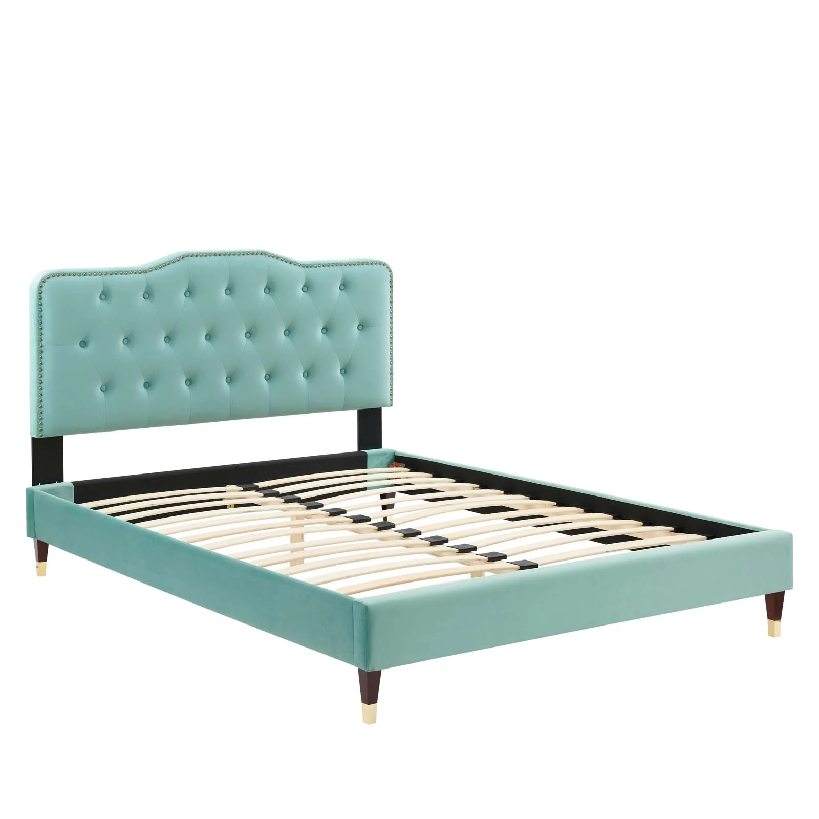 Amber Performance Velvet Queen Platform Bed By Modway - MOD-6776 - Image 51