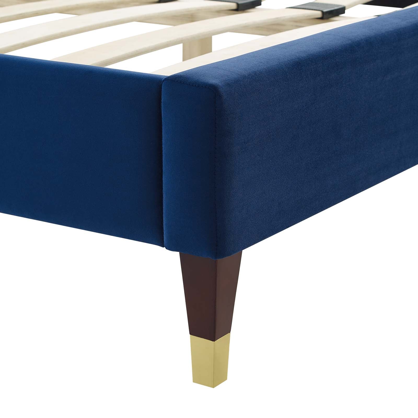 Amber Performance Velvet Queen Platform Bed By Modway - MOD-6776 - Image 69