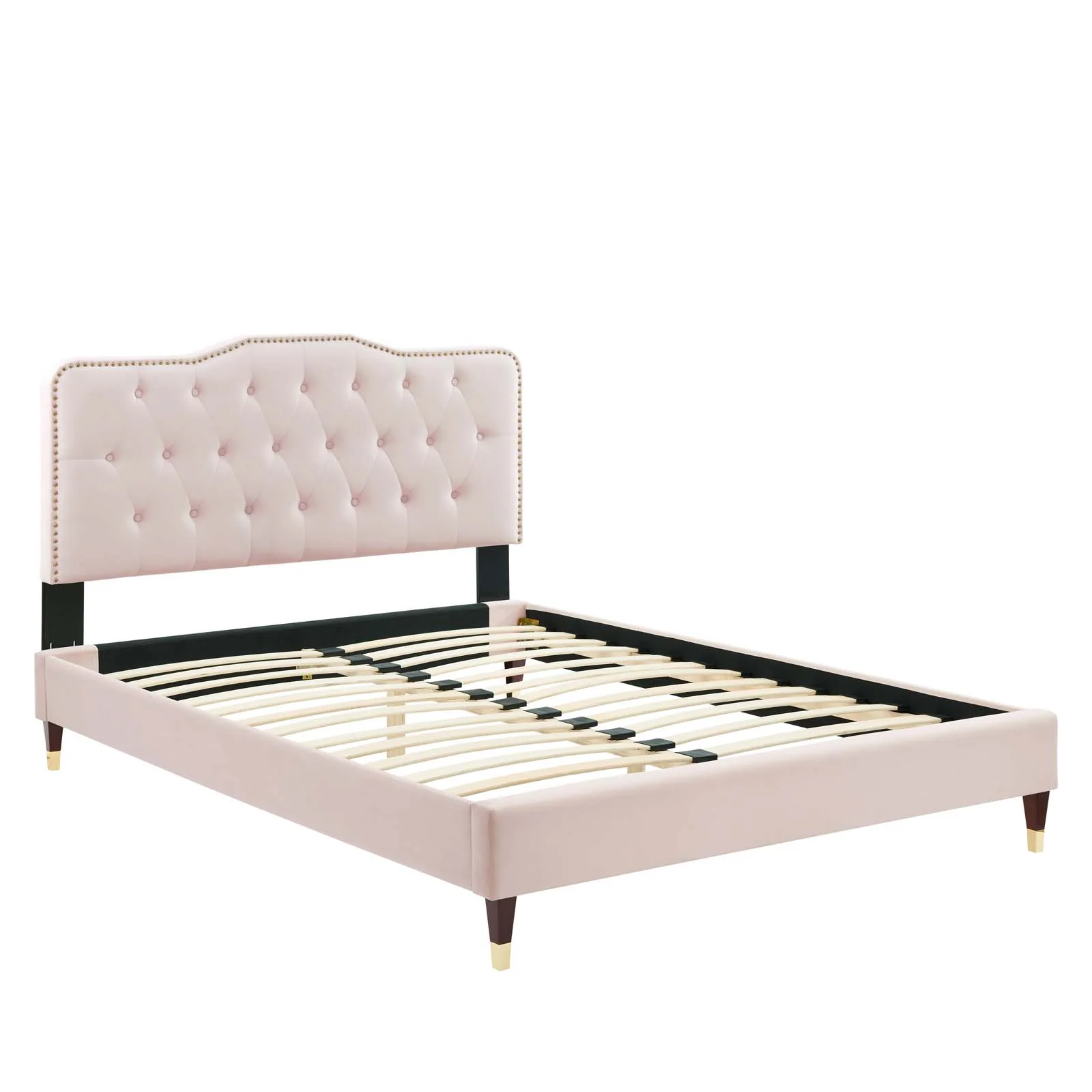 Amber Performance Velvet Queen Platform Bed By Modway - MOD-6776 - Image 79
