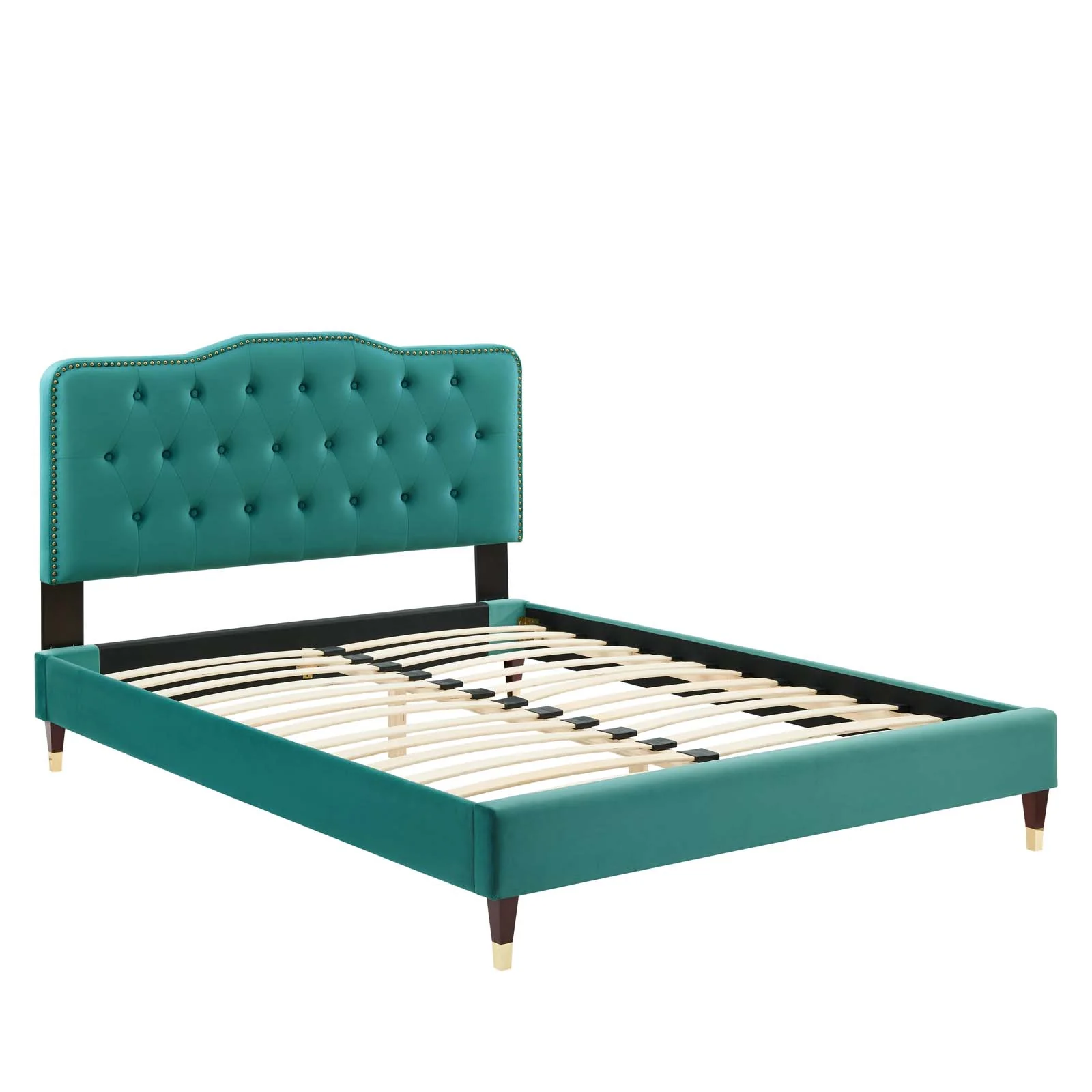 Amber Performance Velvet Queen Platform Bed By Modway - MOD-6776 - Image 92
