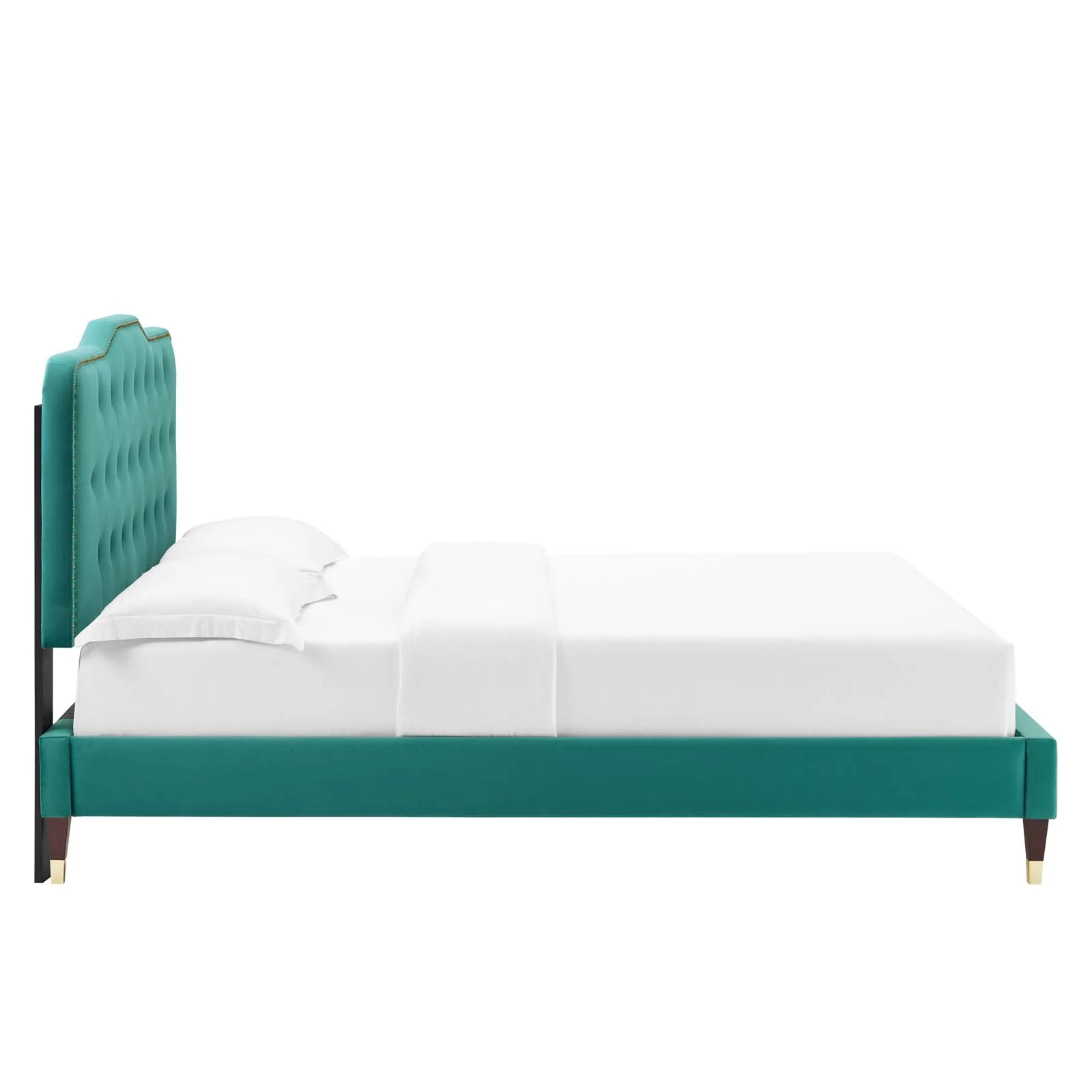 Amber Performance Velvet Queen Platform Bed By Modway - MOD-6776 - Image 93