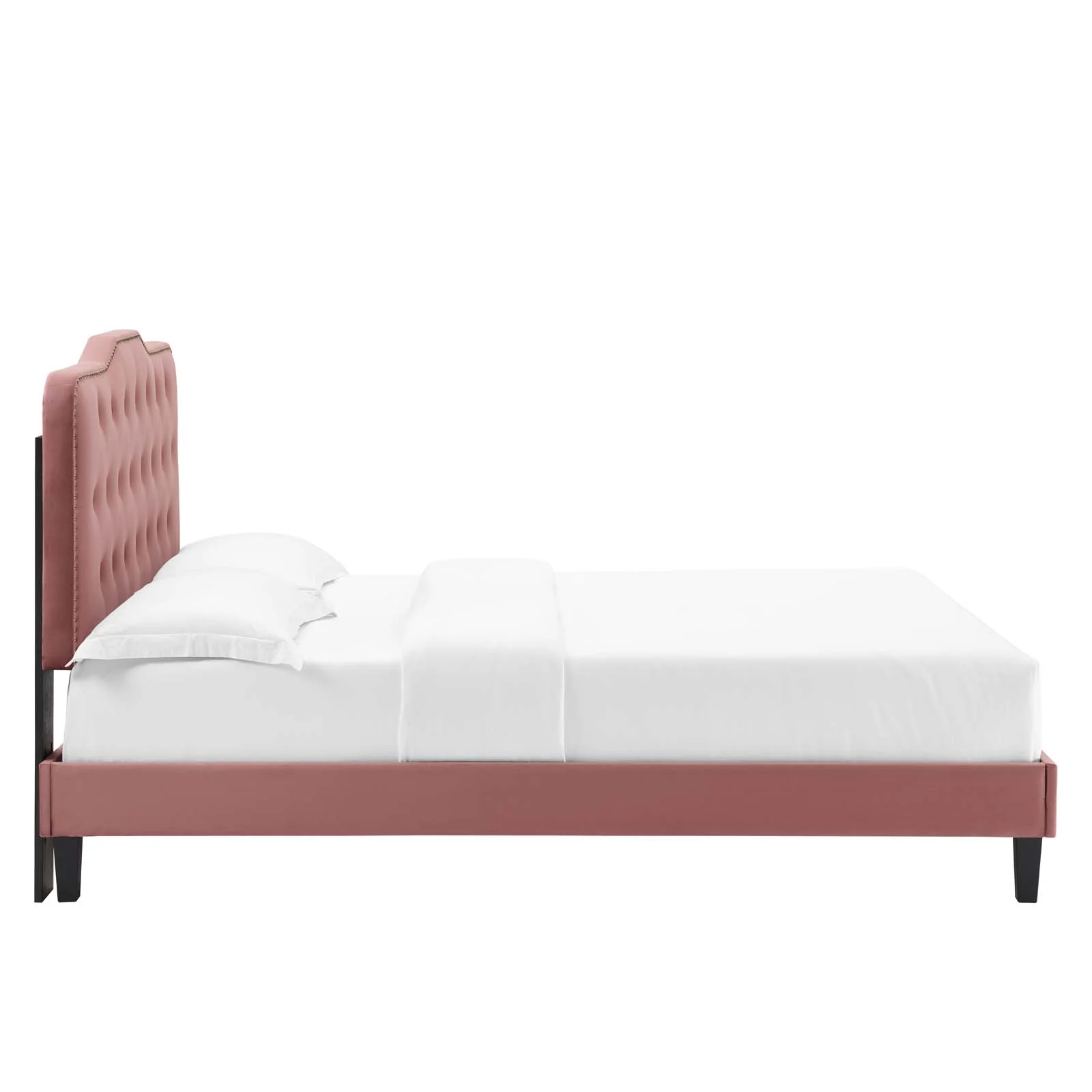 Amber Performance Velvet Queen Platform Bed By Modway - MOD-6777 - Image 23