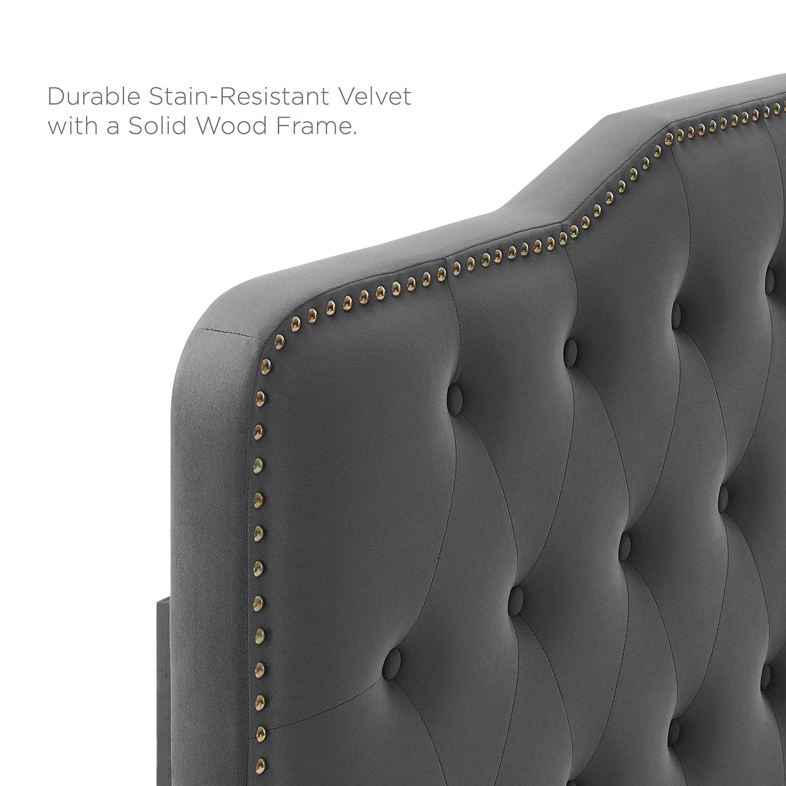 Amber Performance Velvet Queen Platform Bed By Modway - MOD-6777 - Image 3