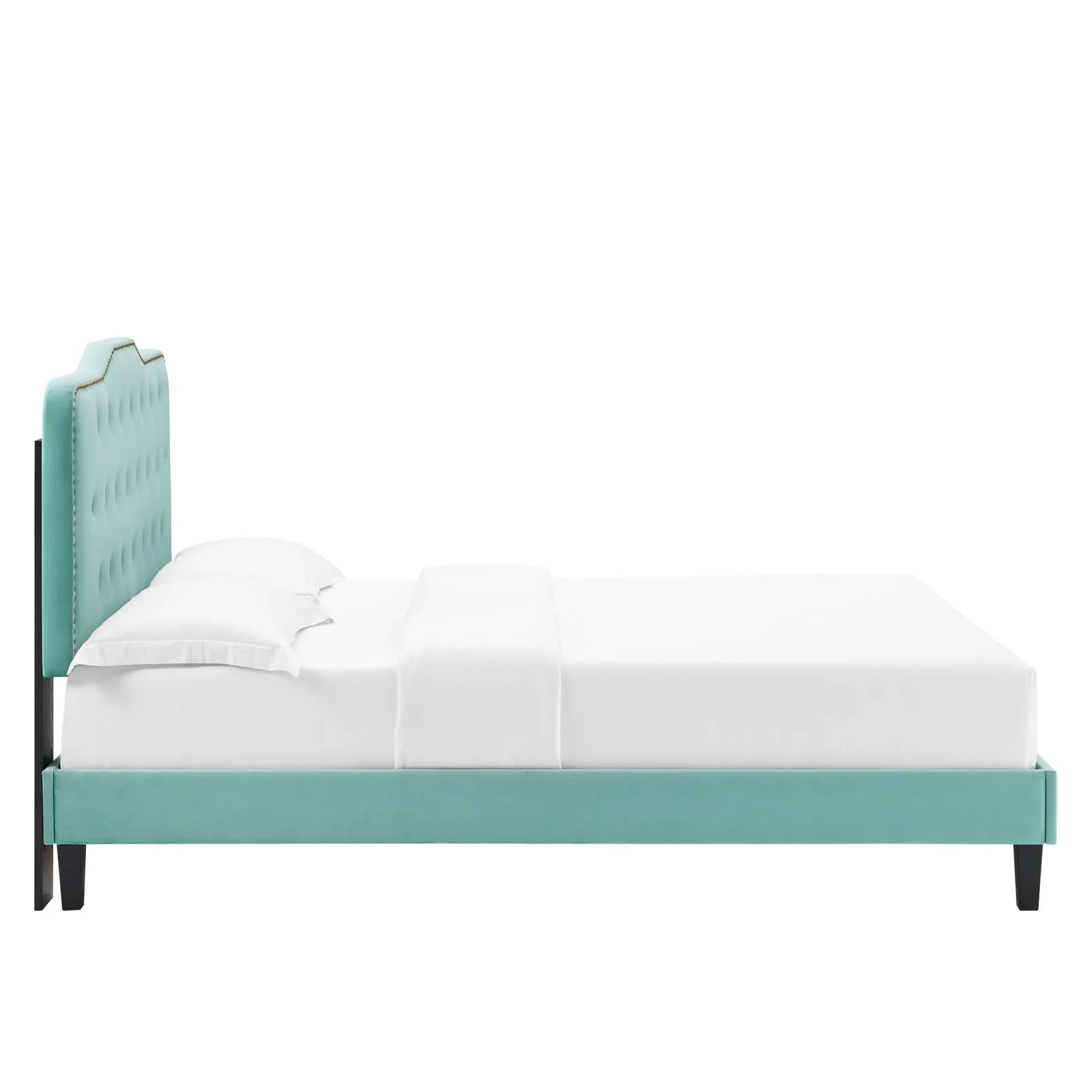 Amber Performance Velvet Queen Platform Bed By Modway - MOD-6777 - Image 50