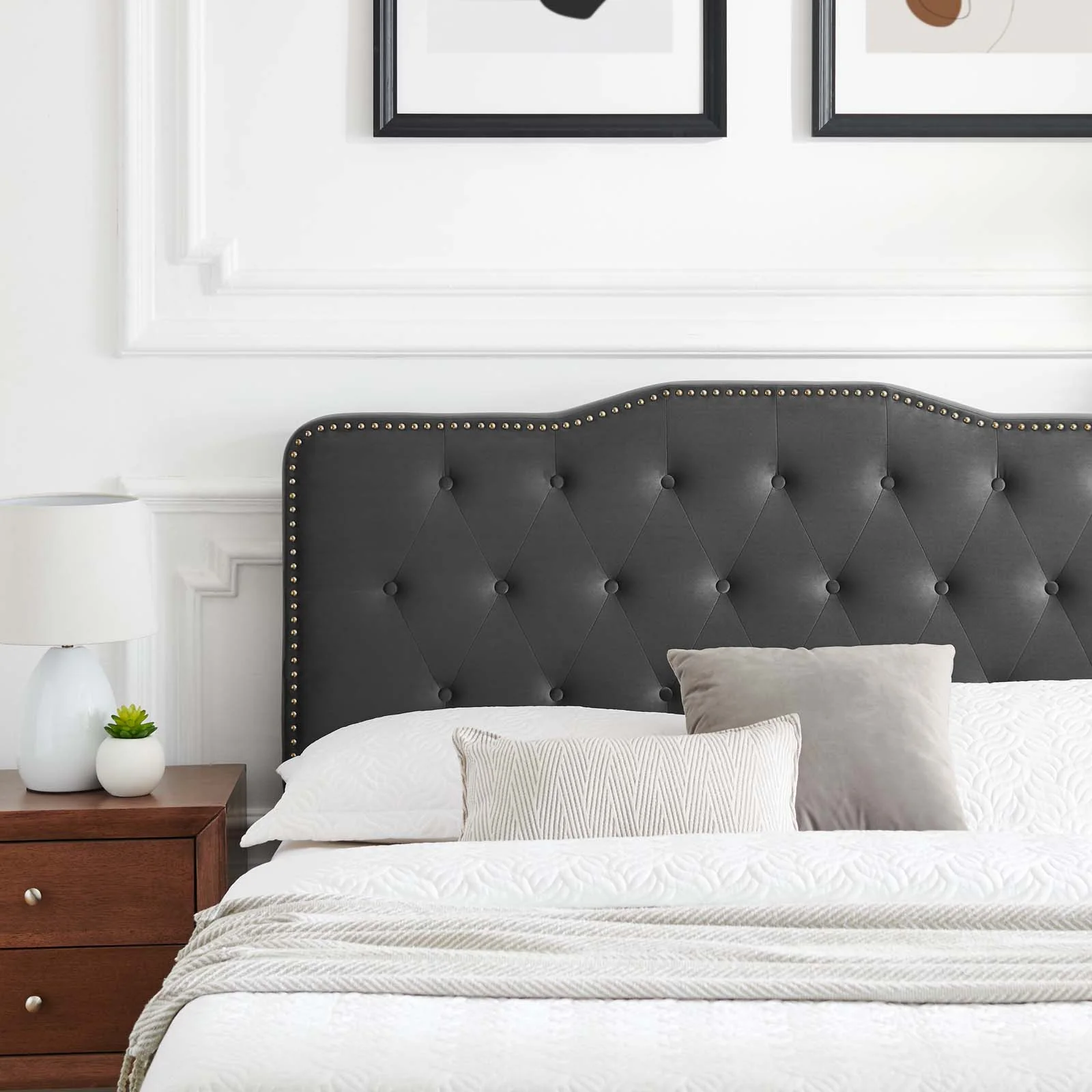 Amber Performance Velvet Twin Platform Bed By Modway - MOD-6780 - Image 2