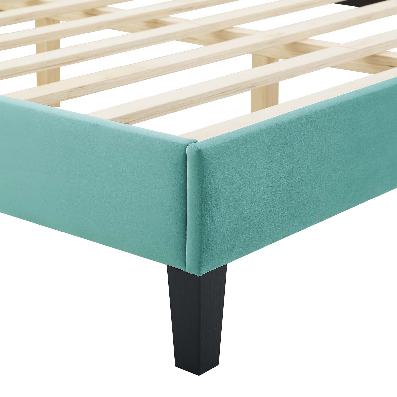 Amber Performance Velvet Twin Platform Bed By Modway - MOD-6780 - Image 54