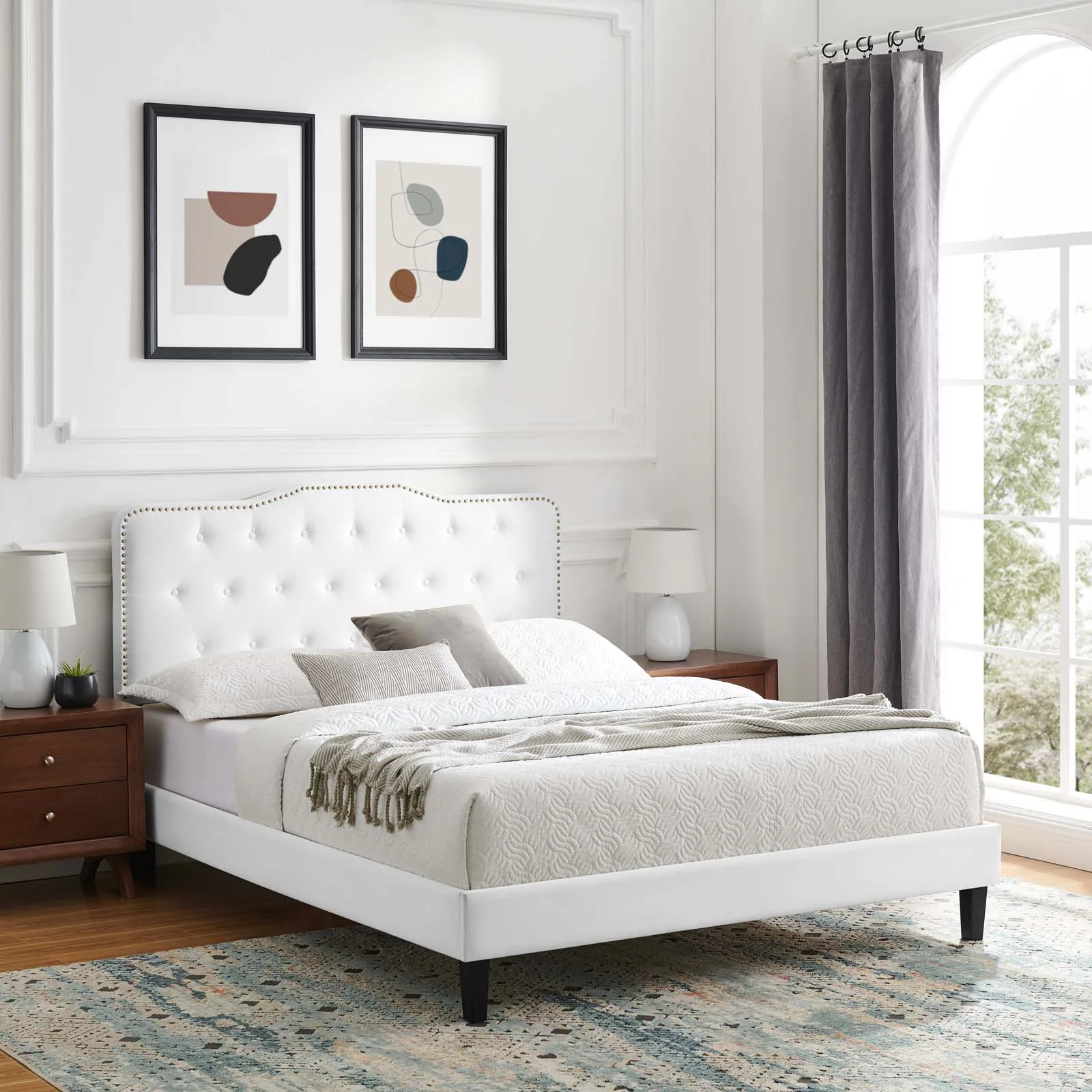 Amber Tufted Performance Velvet King Platform Bed By Modway - MOD-6786 - Image 105