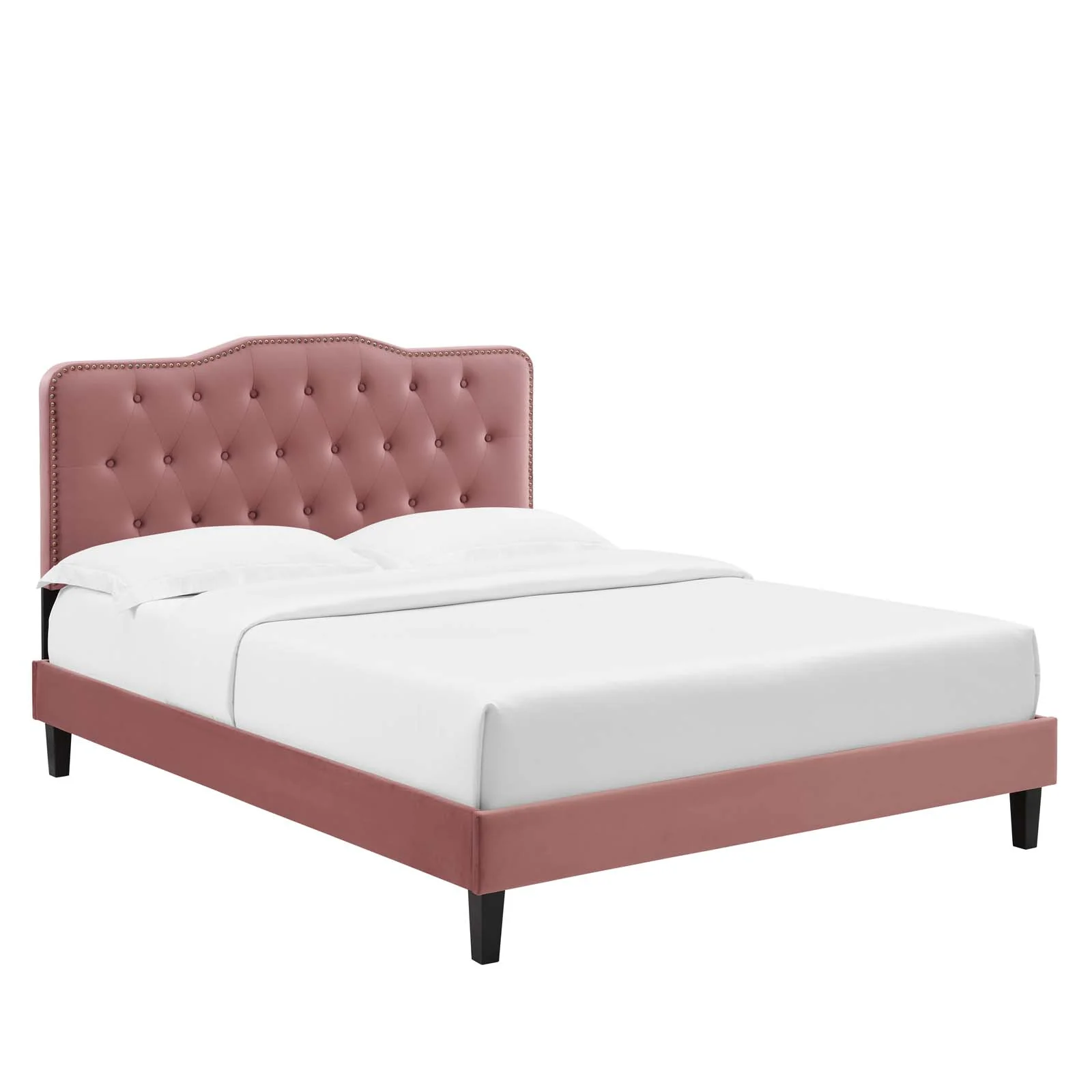 Amber Tufted Performance Velvet King Platform Bed By Modway - MOD-6786 - Image 15