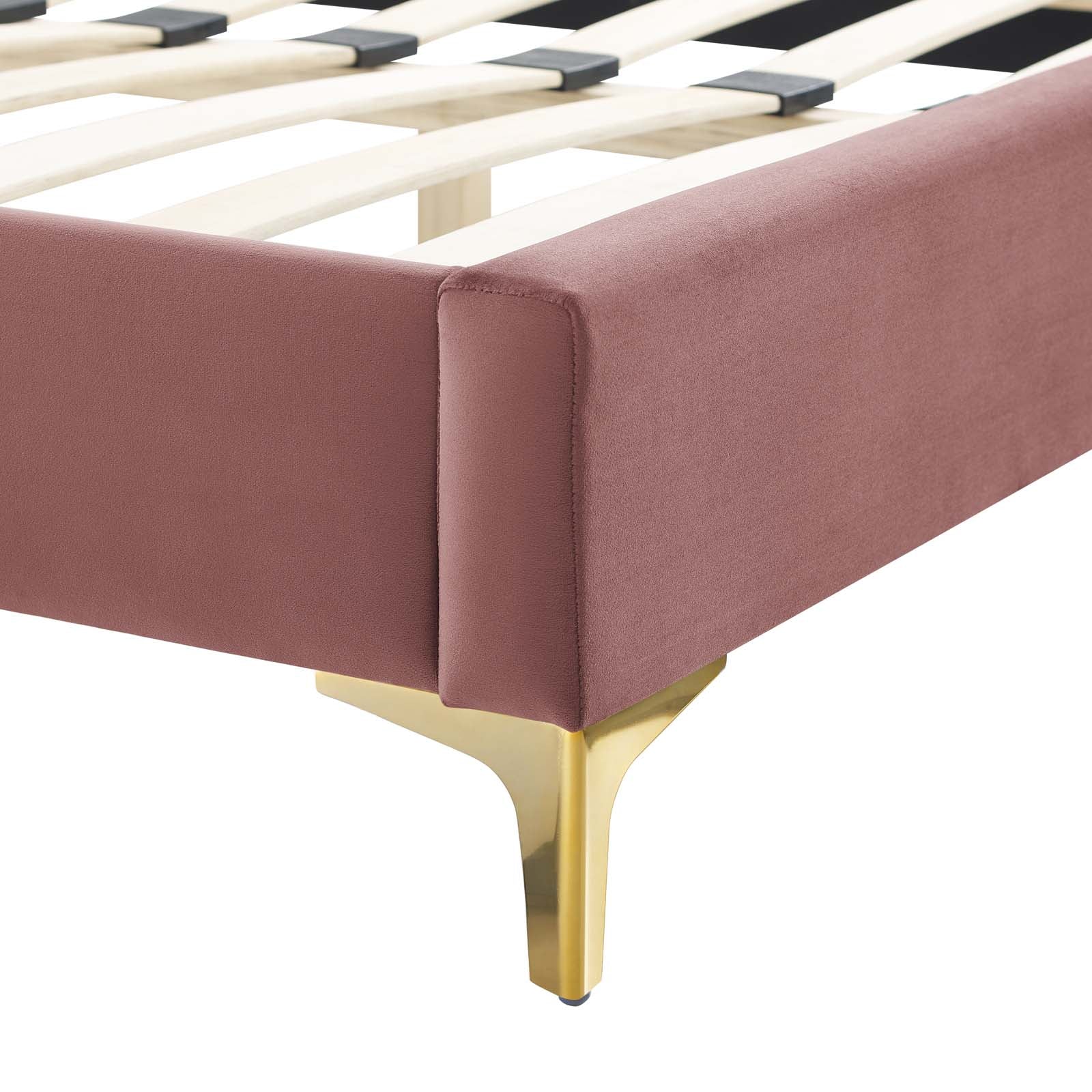 Amber Tufted Performance Velvet Twin Platform Bed By Modway - MOD-6778 - Image 28