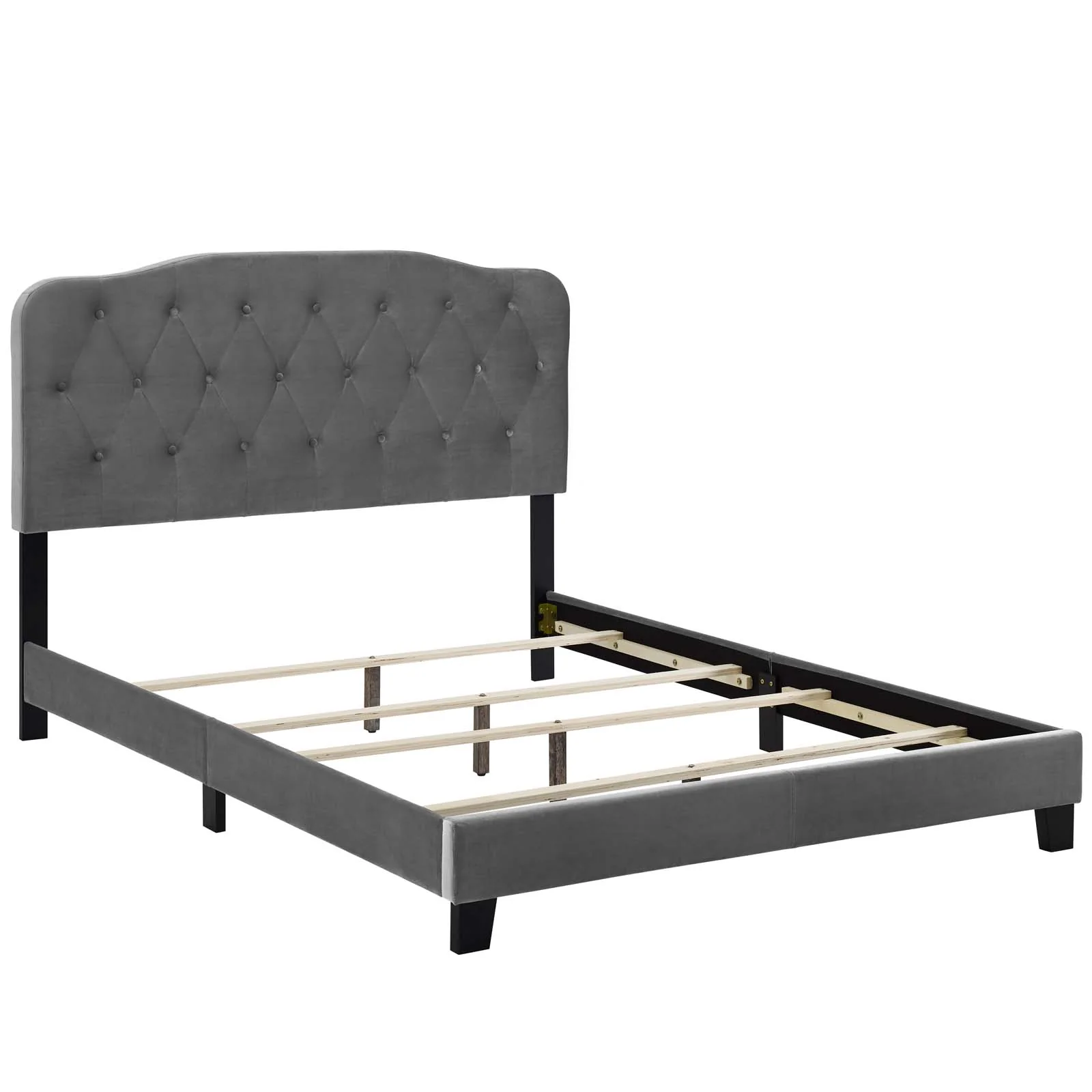 Amelia King Performance Velvet Bed By Modway - MOD-5865 - Image 3