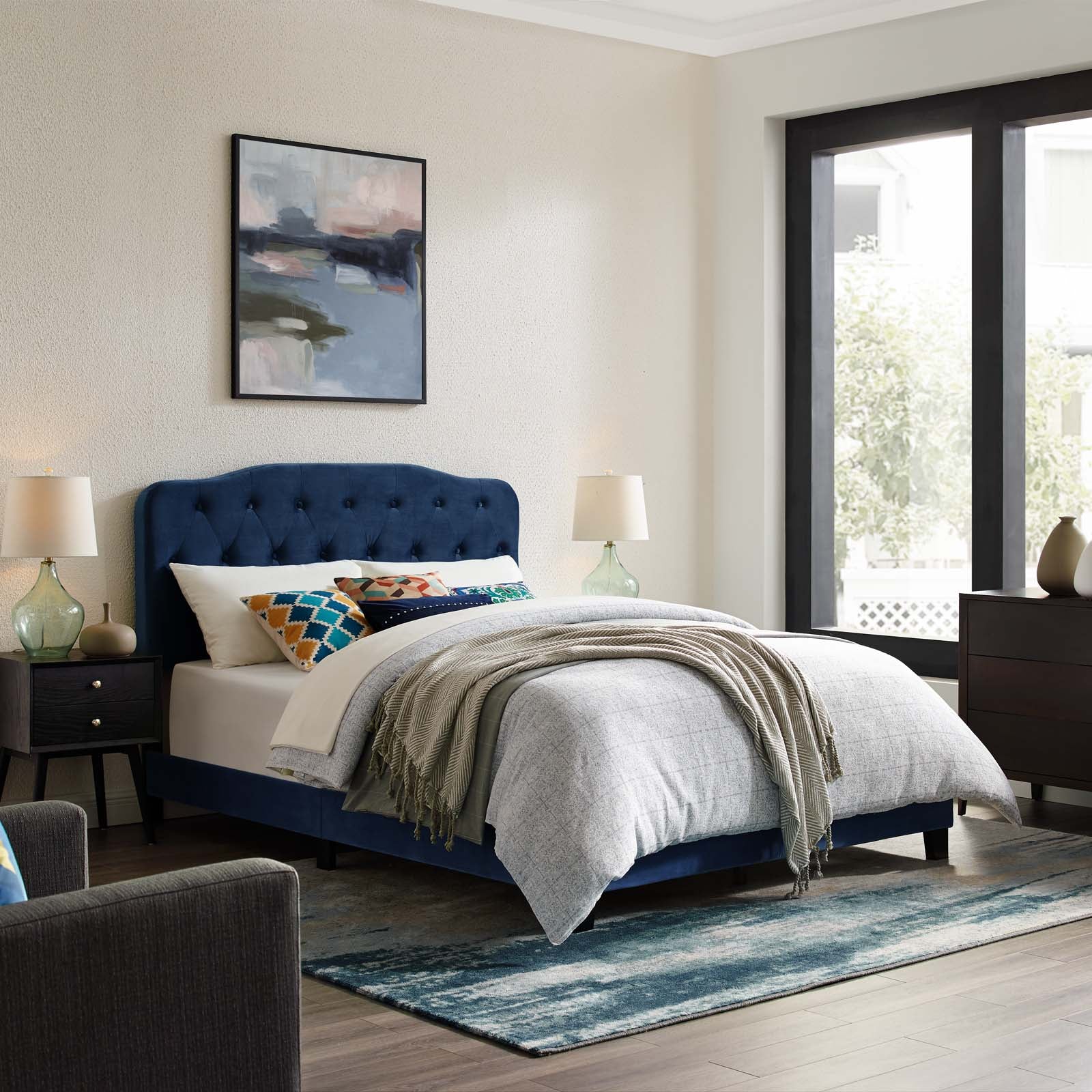 Amelia King Performance Velvet Bed By Modway - MOD-5865 - Image 7
