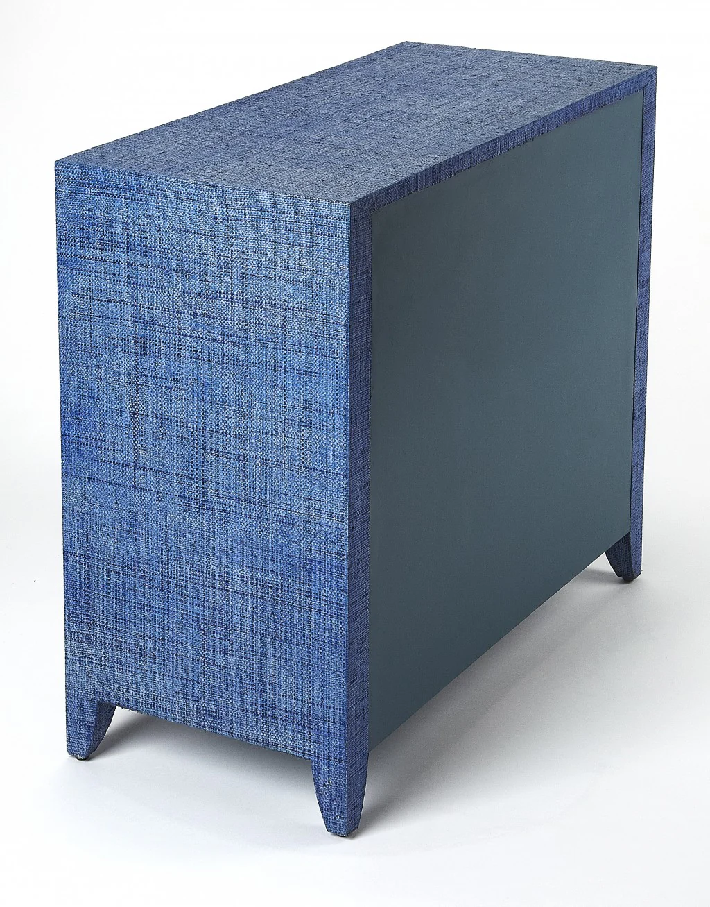 Amelle Blue Raffia Accent Chest By Homeroots - Image 2