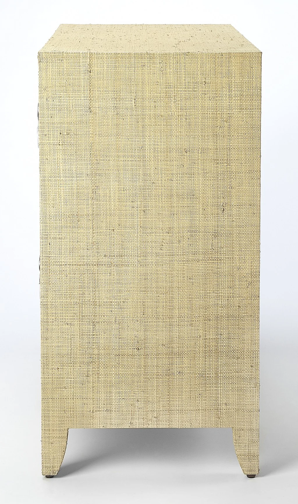 Amelle Cream Raffia 4 Drawer Accent Chest By Homeroots - Image 3