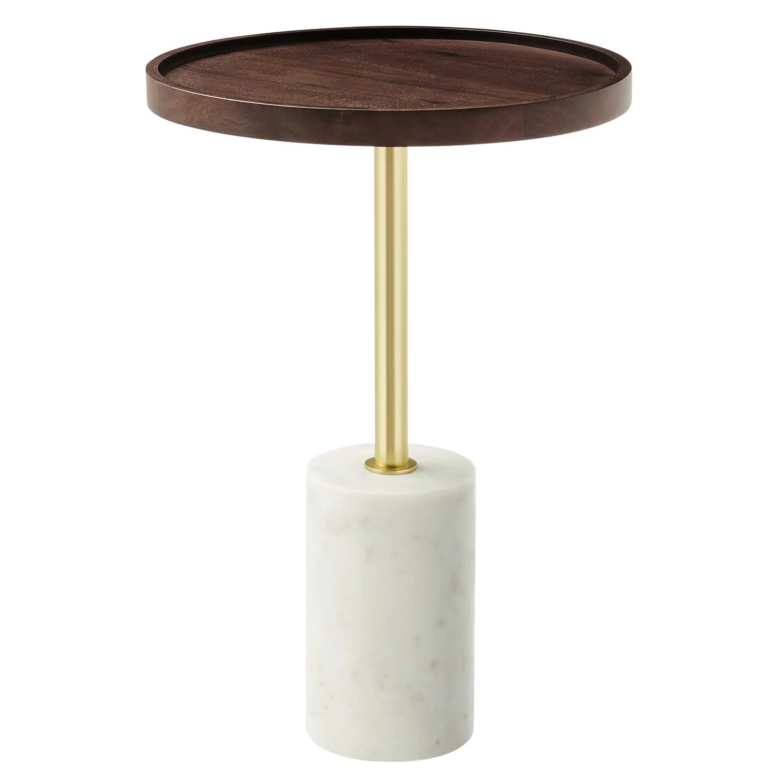 Amina Round Acacia Wood Side Table By Modway - EEI-6607 - Image 10