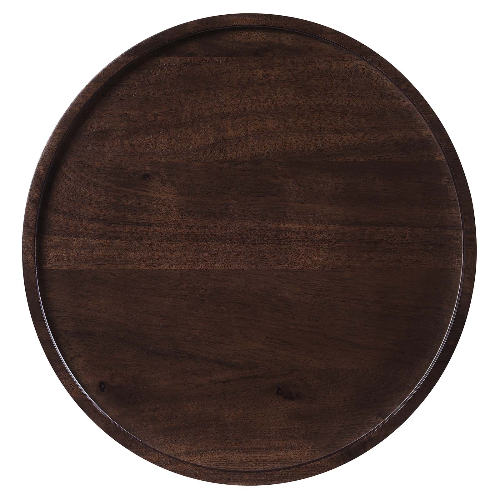 Amina Round Acacia Wood Side Table By Modway - EEI-6607 - Image 12
