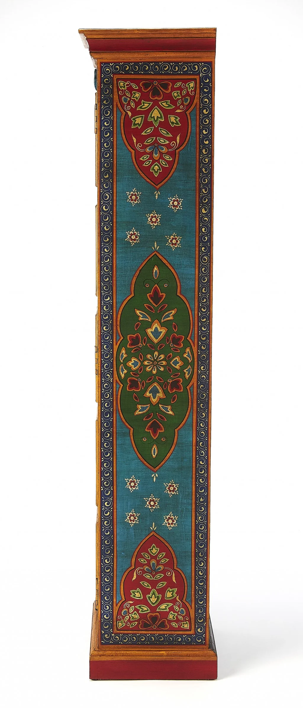 Amir Hand Painted Tall Cabinet By Homeroots - Image 3