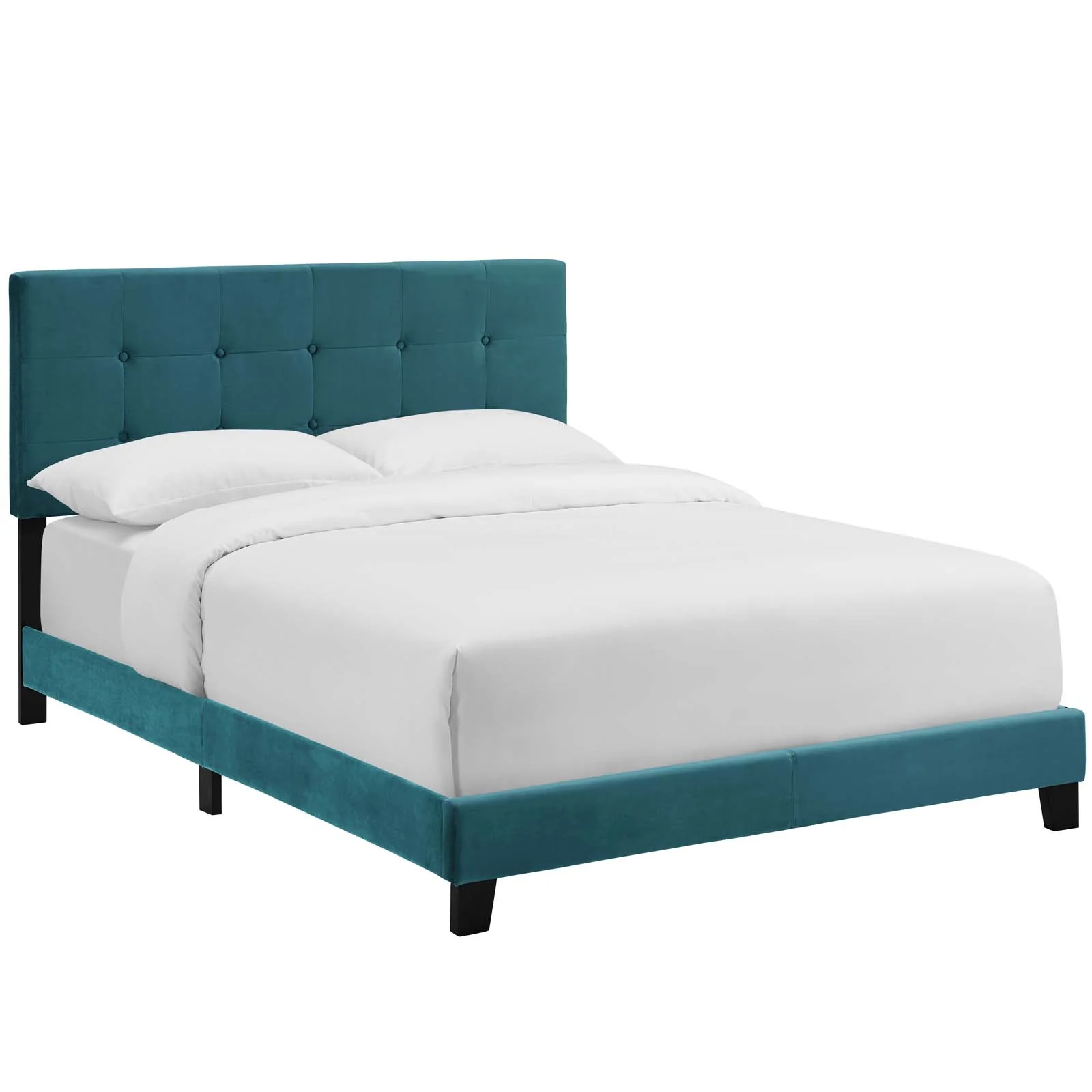 Amira Queen Performance Velvet Bed By Modway - MOD-5867 - Image 2