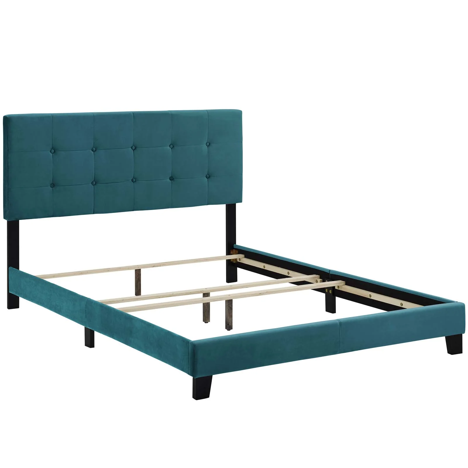 Amira Queen Performance Velvet Bed By Modway - MOD-5867 - Image 3