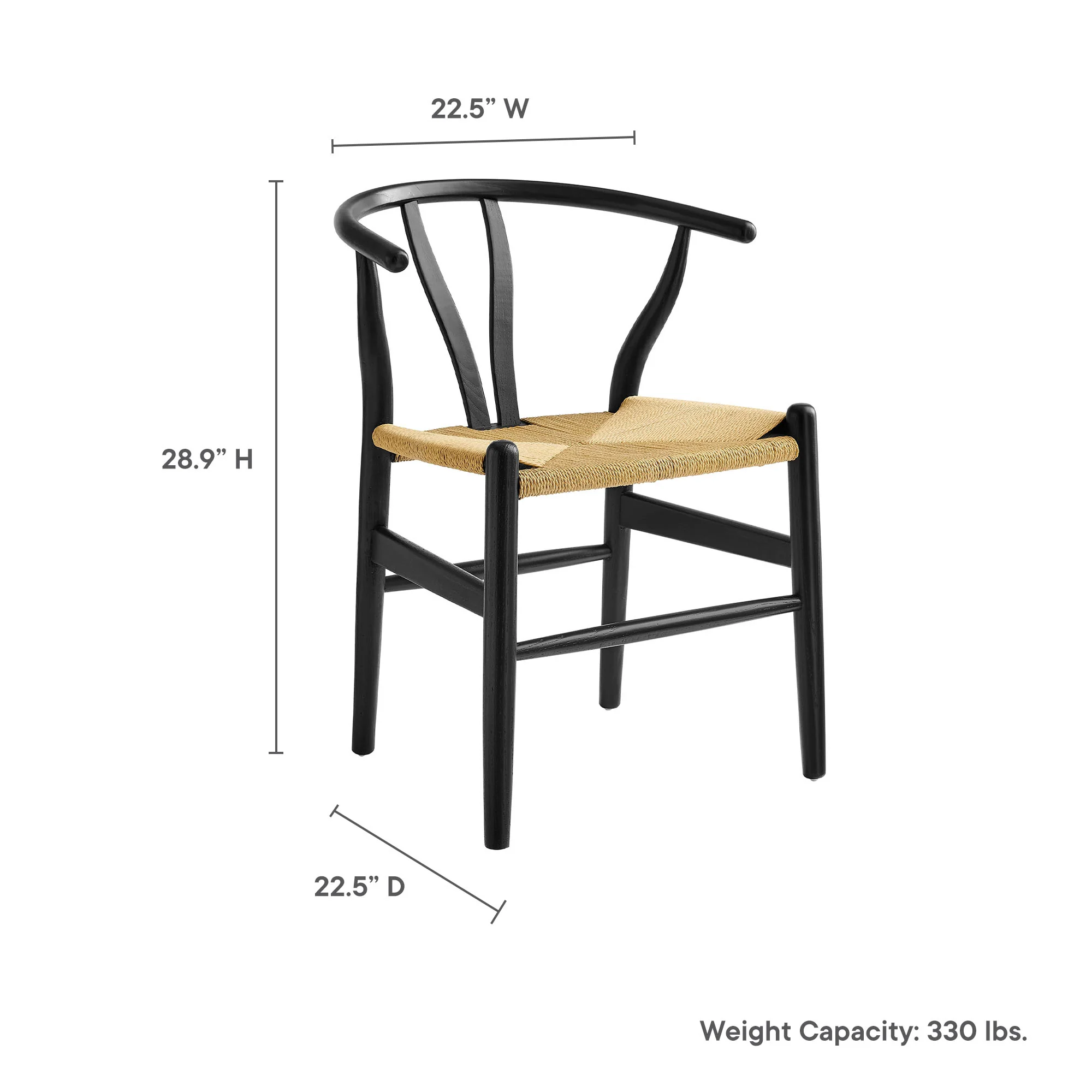 Amish 29" Wood Dining Chair by Modway - Image 10