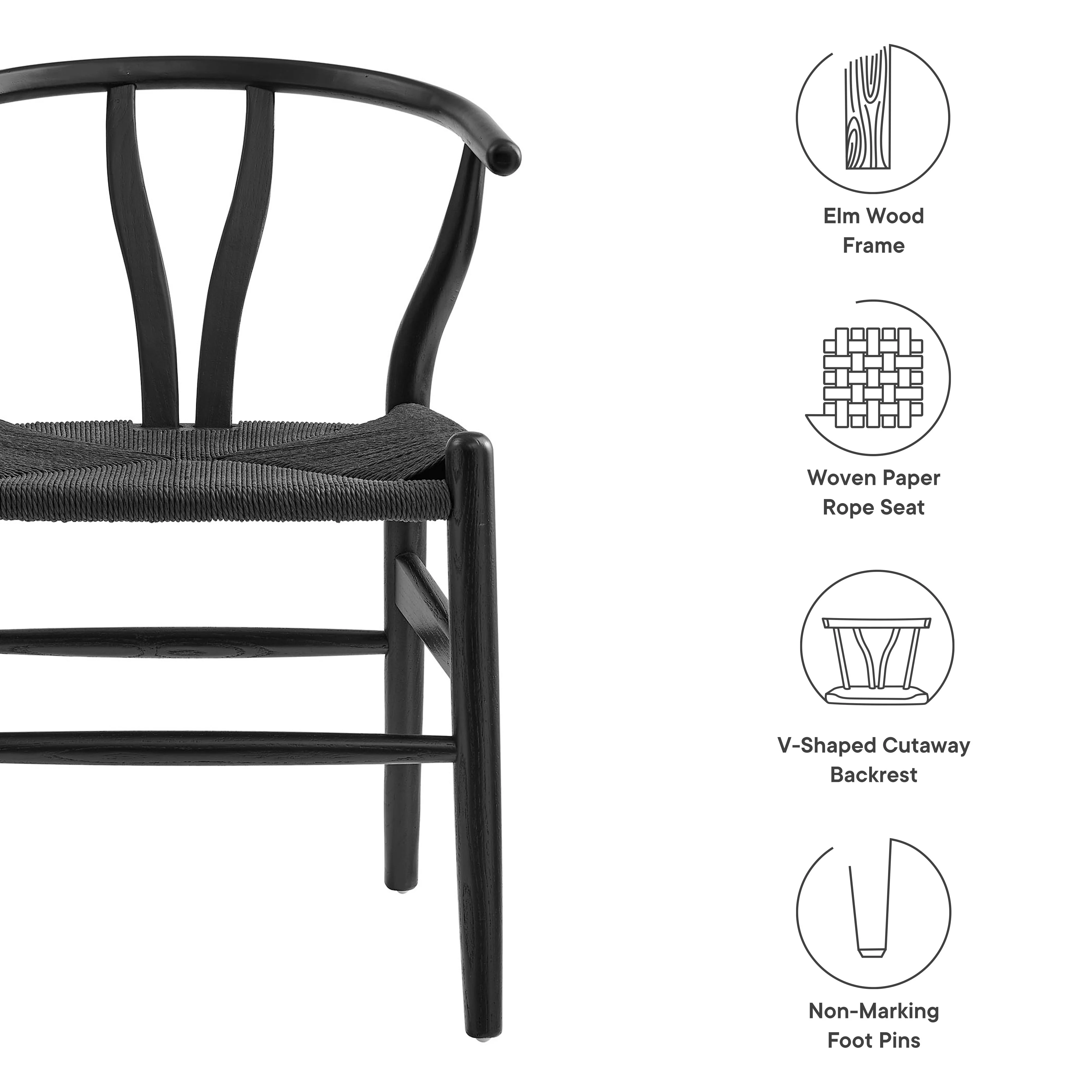 Amish 29" Wood Dining Chair by Modway - Image 19