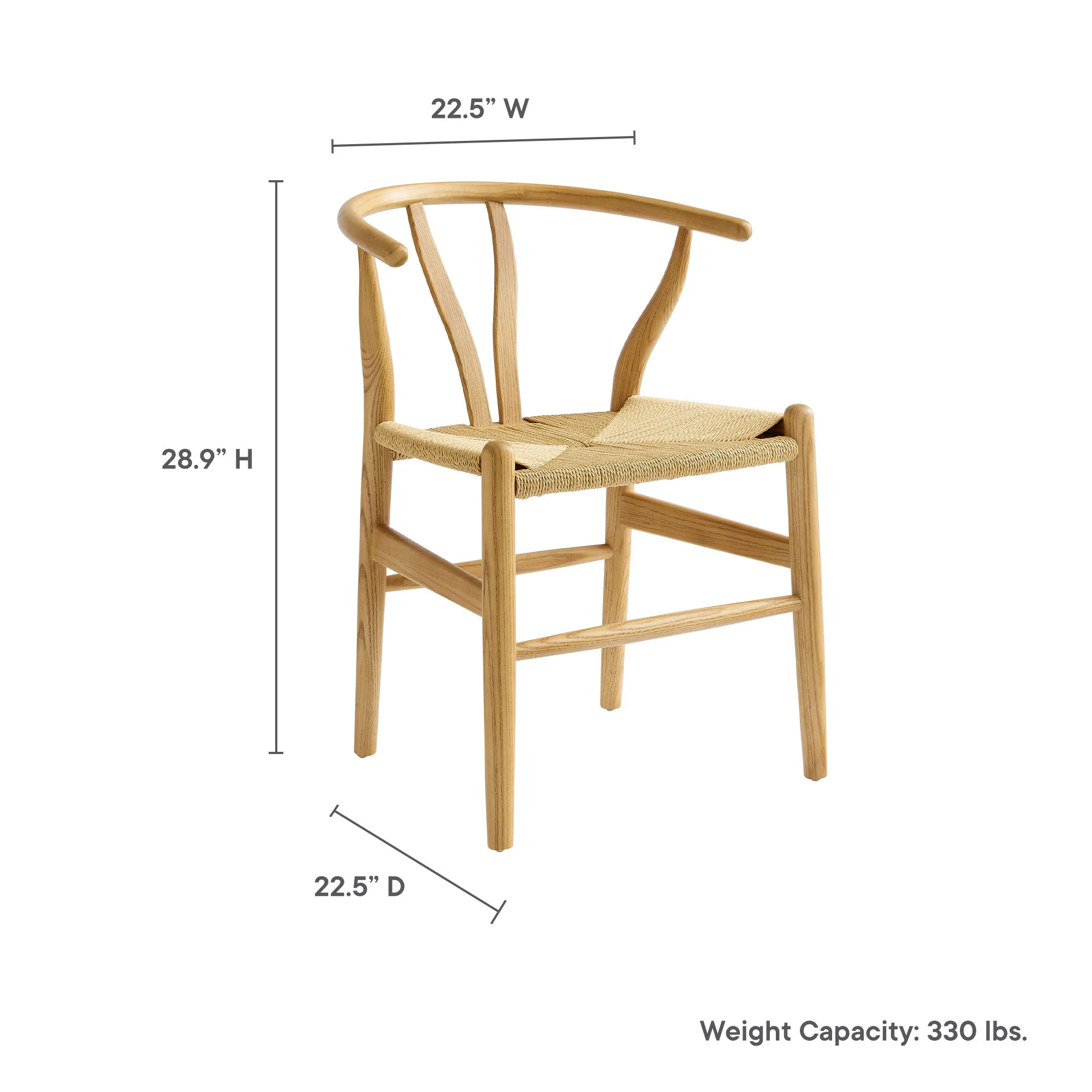 Amish 29" Wood Dining Chair by Modway - Image 30