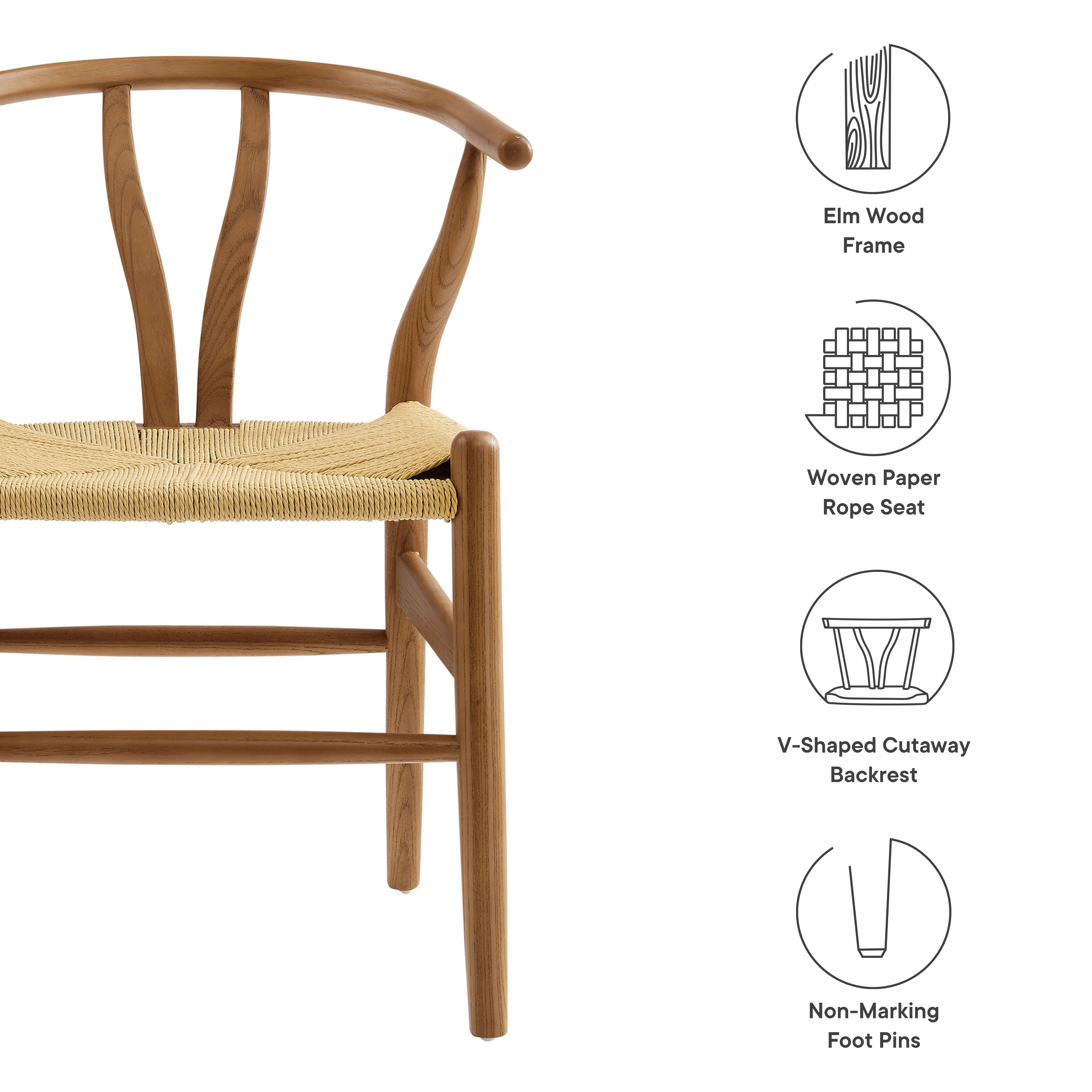 Amish 29" Wood Dining Chair by Modway - Image 39